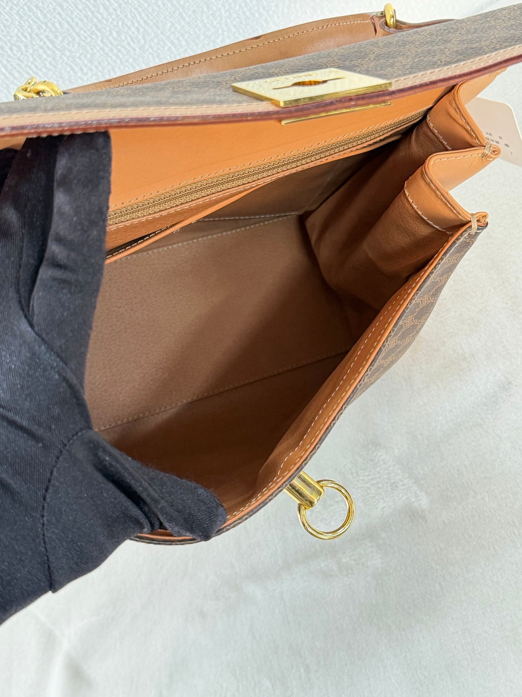 CELINE Macadam Kelly Handbag