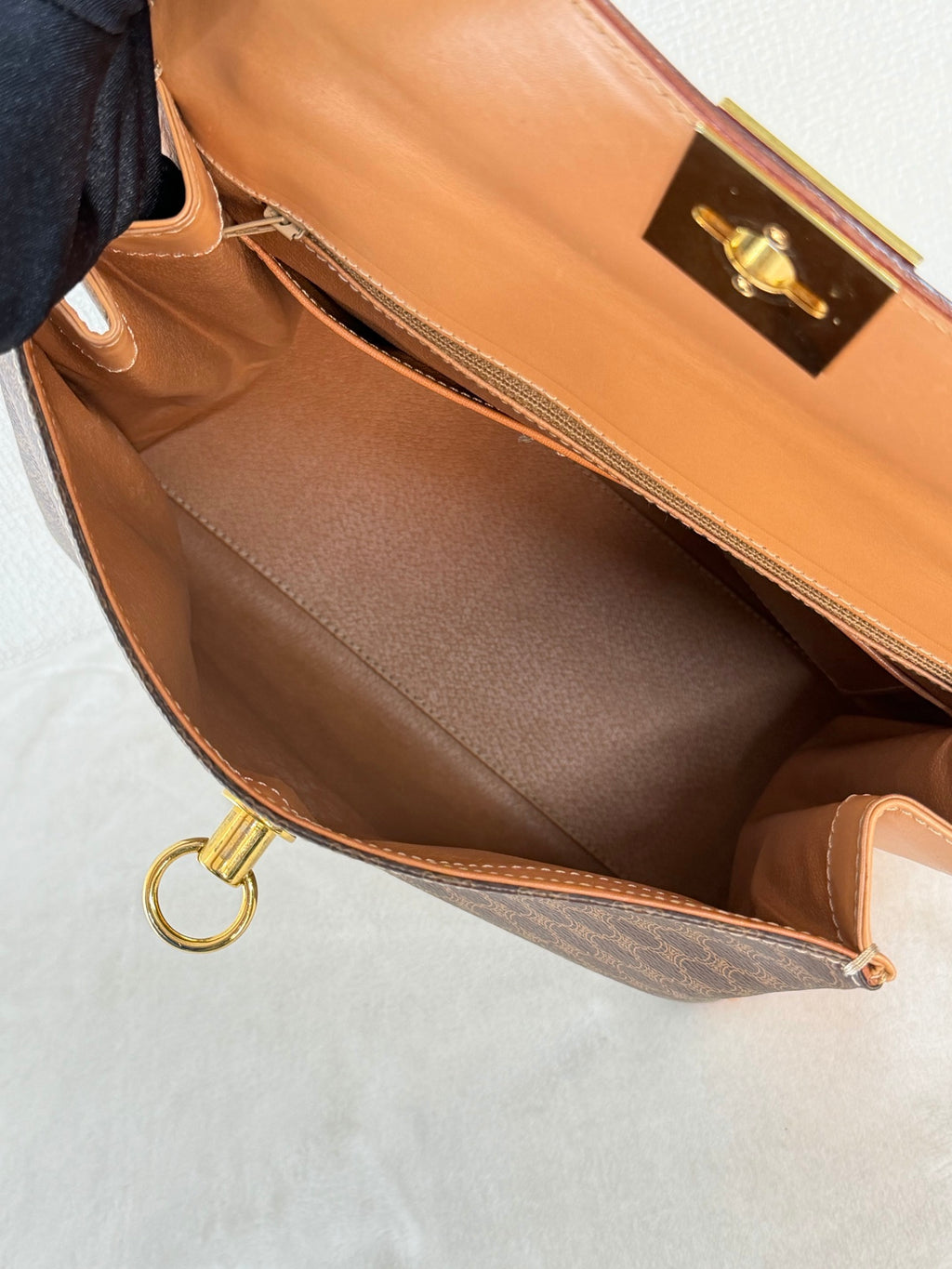 CELINE Macadam Kelly Handbag