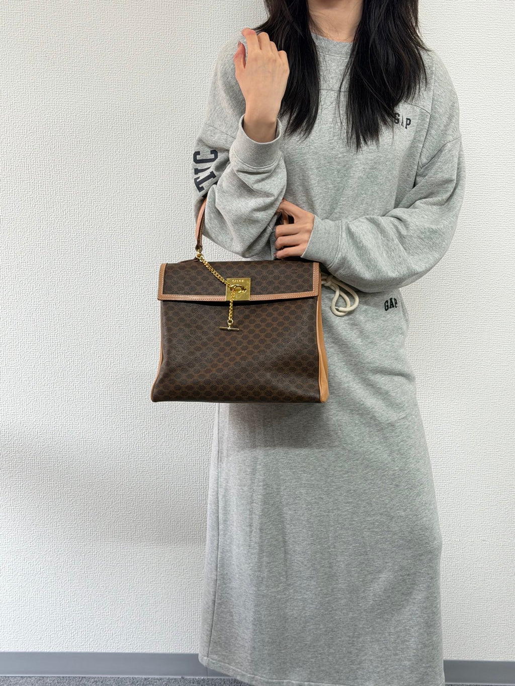 CELINE Macadam Kelly Handbag