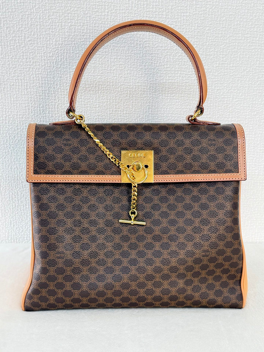 CELINE Macadam Kelly Handbag