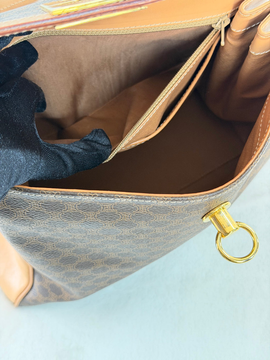 CELINE Macadam Kelly Handbag