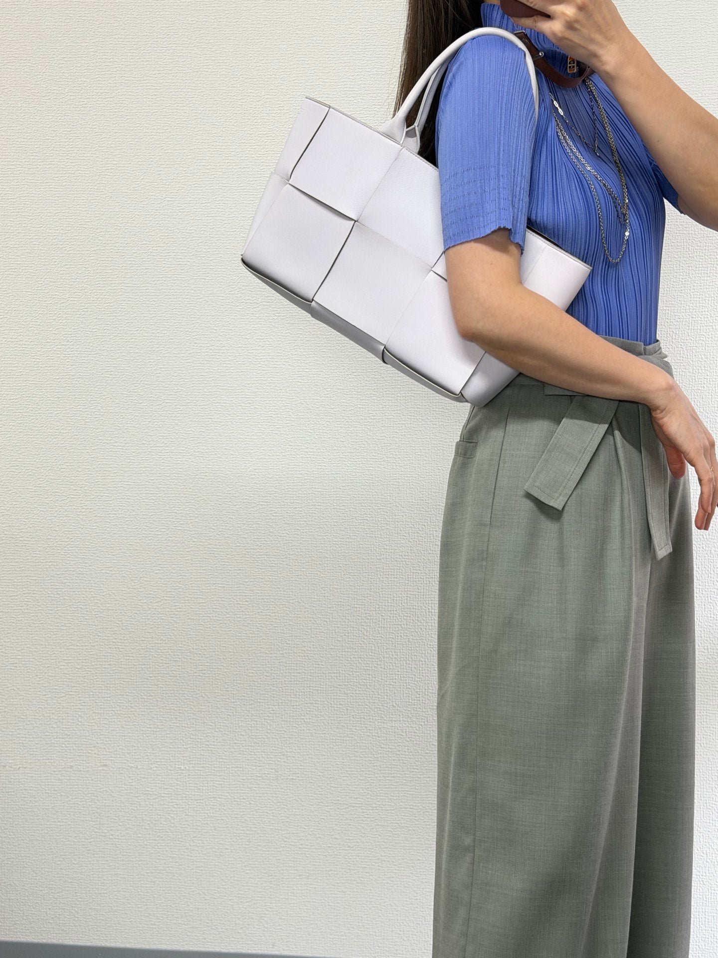 BOTTEGA VENETA Arco Violet Totebag