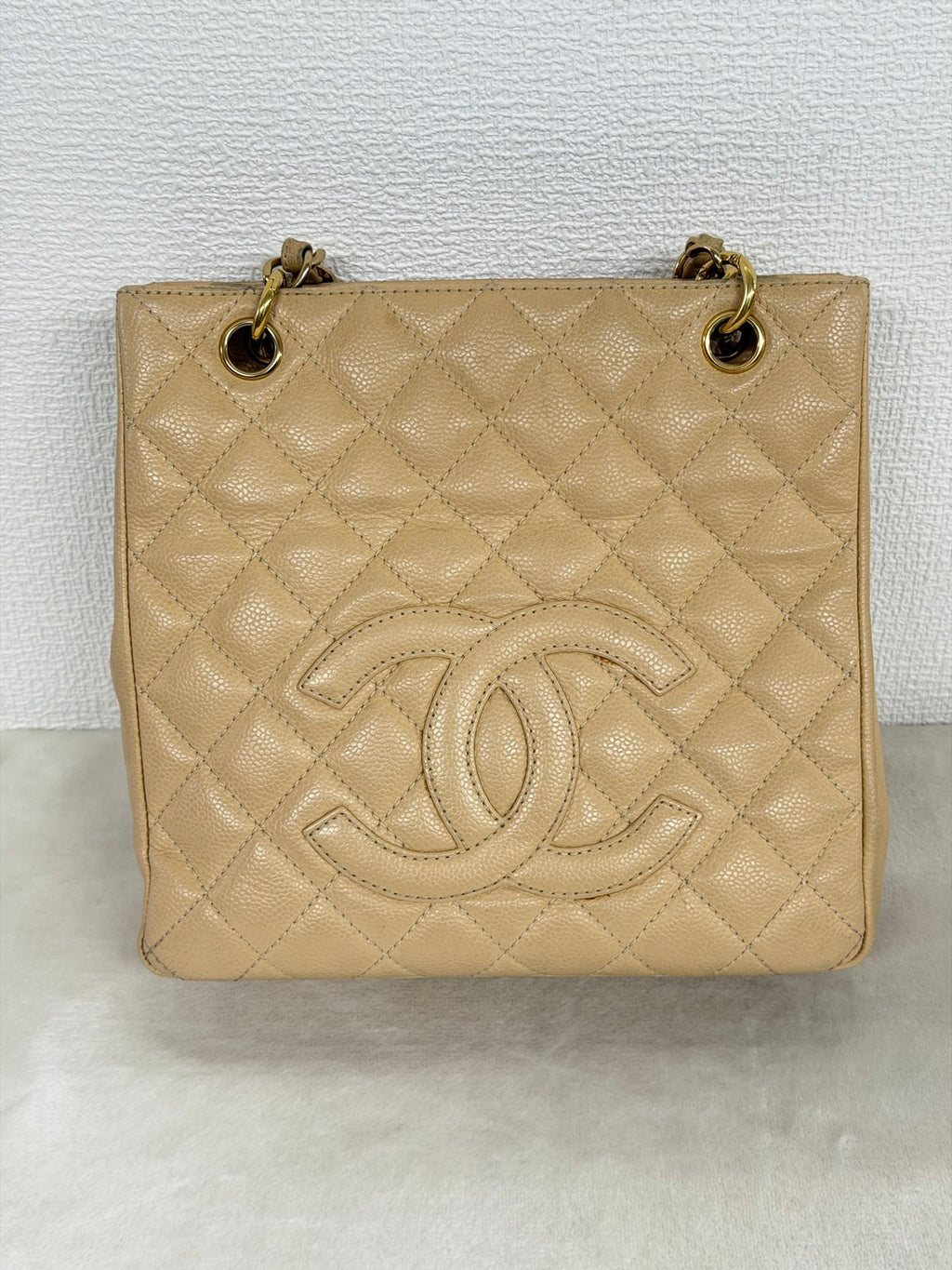 CHANEL GST Beige Double-C Totebag