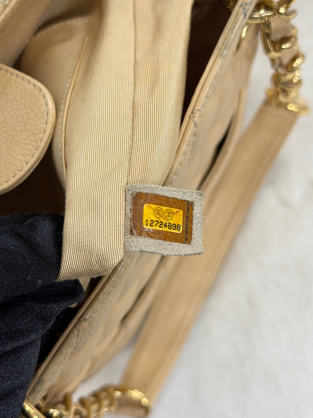 CHANEL GST Beige Double-C Totebag
