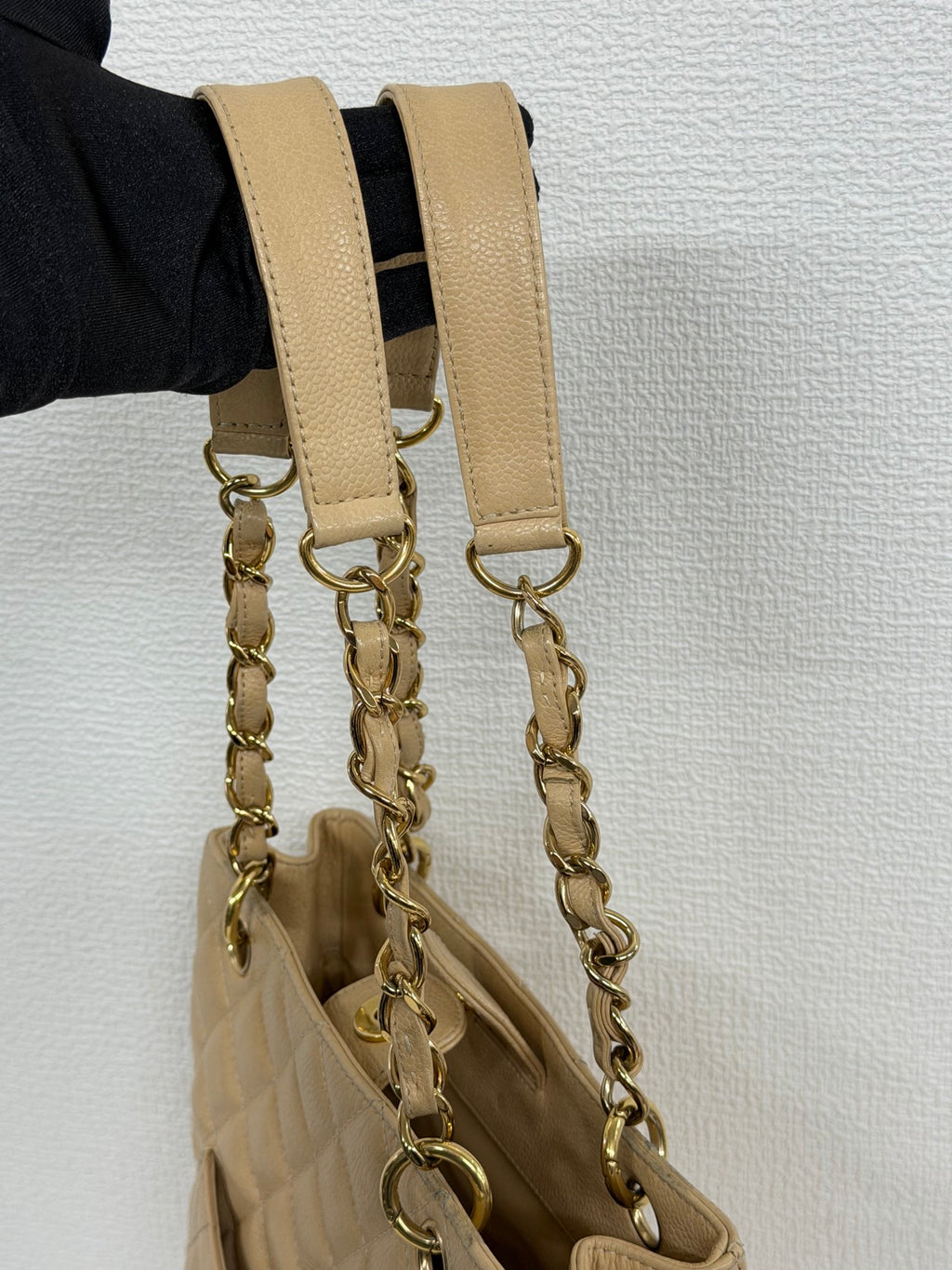 CHANEL GST Beige Double-C Totebag