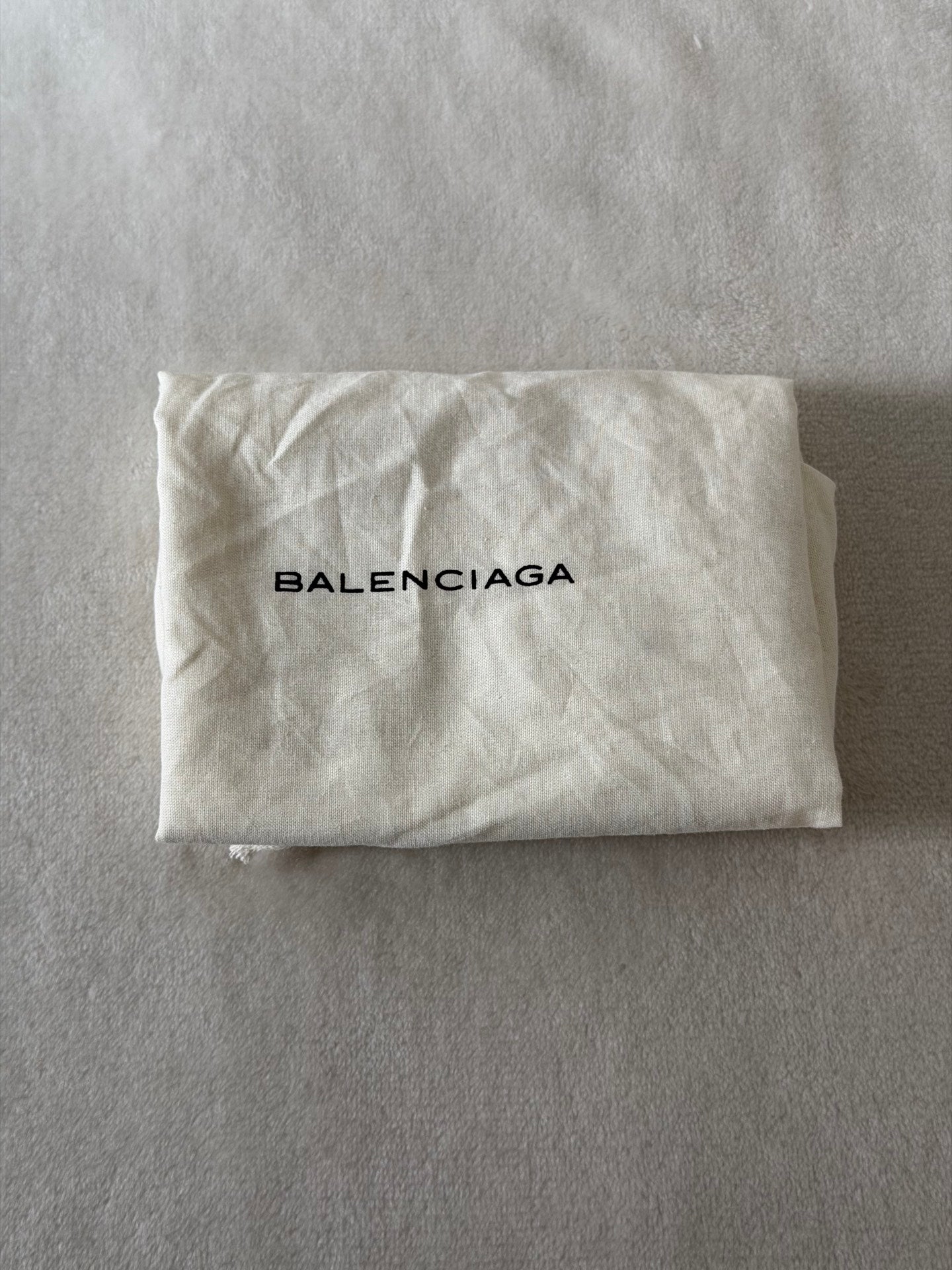 BALENCIAGA Le City studded leather-trimmed suede shoulder bag