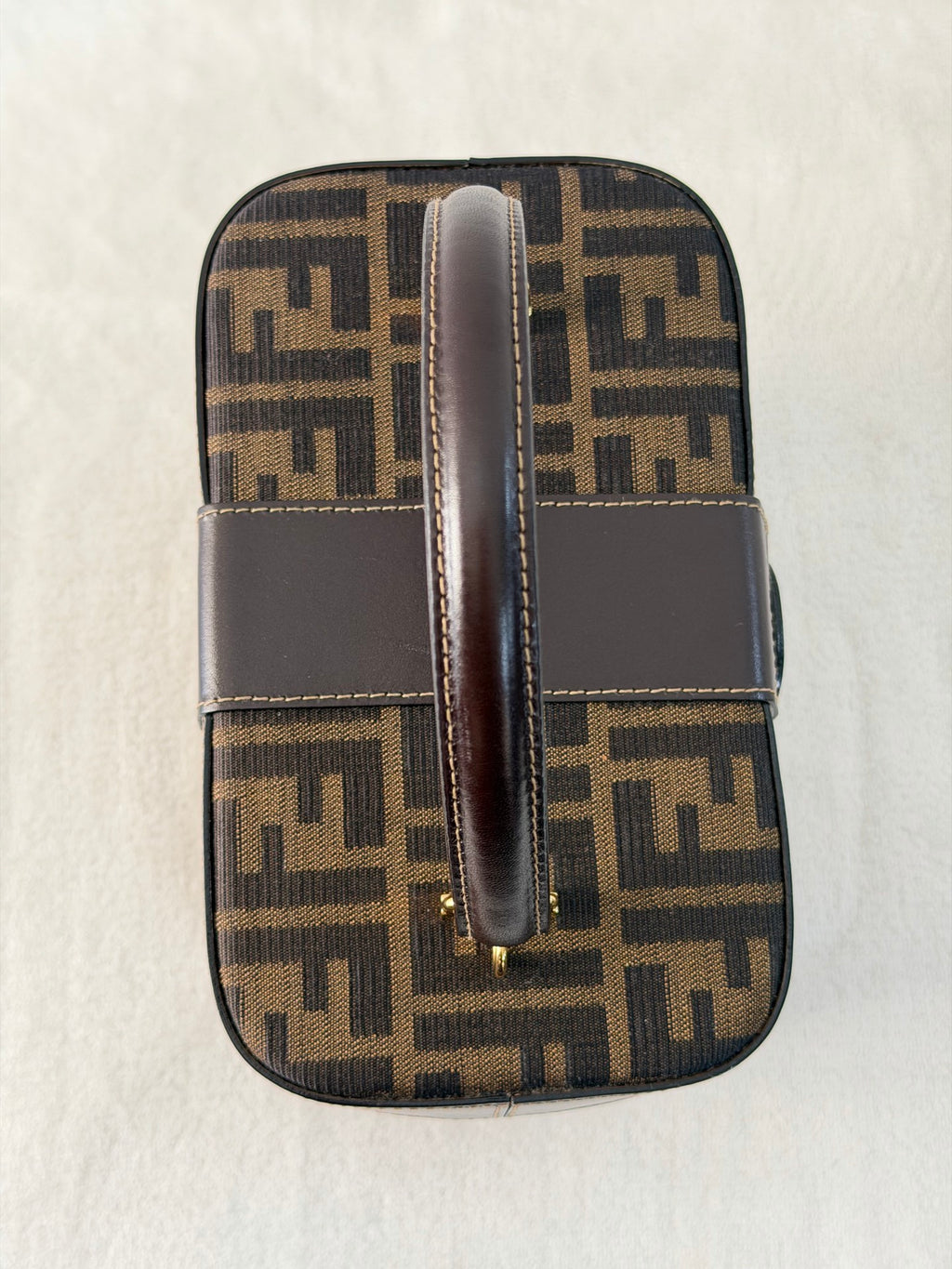 FENDI  AUTH FENDI ZUCCA VANITY BAG