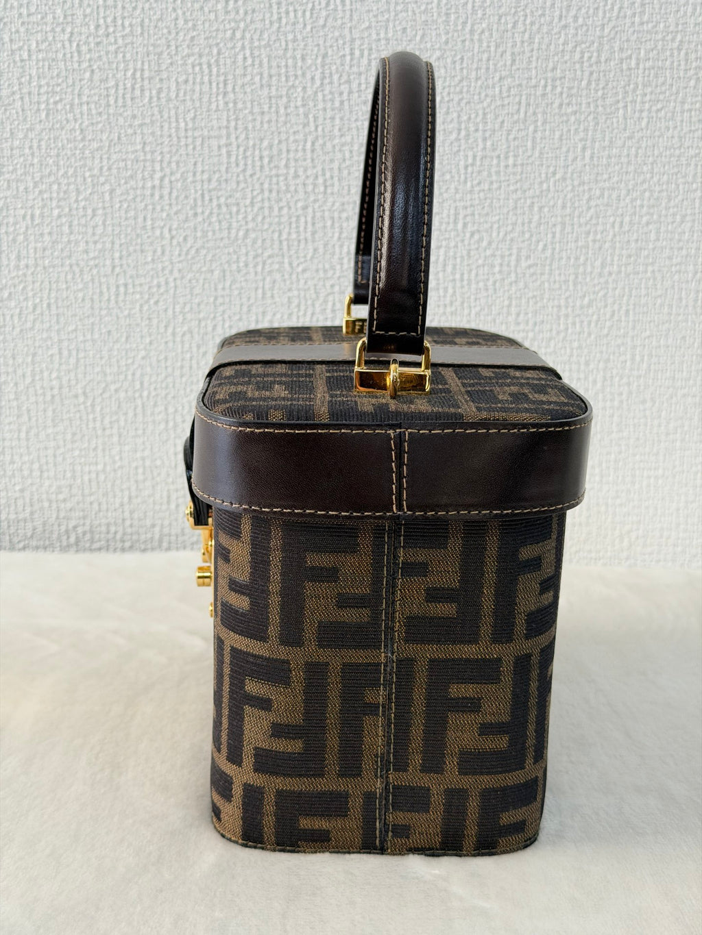 FENDI  AUTH FENDI ZUCCA VANITY BAG