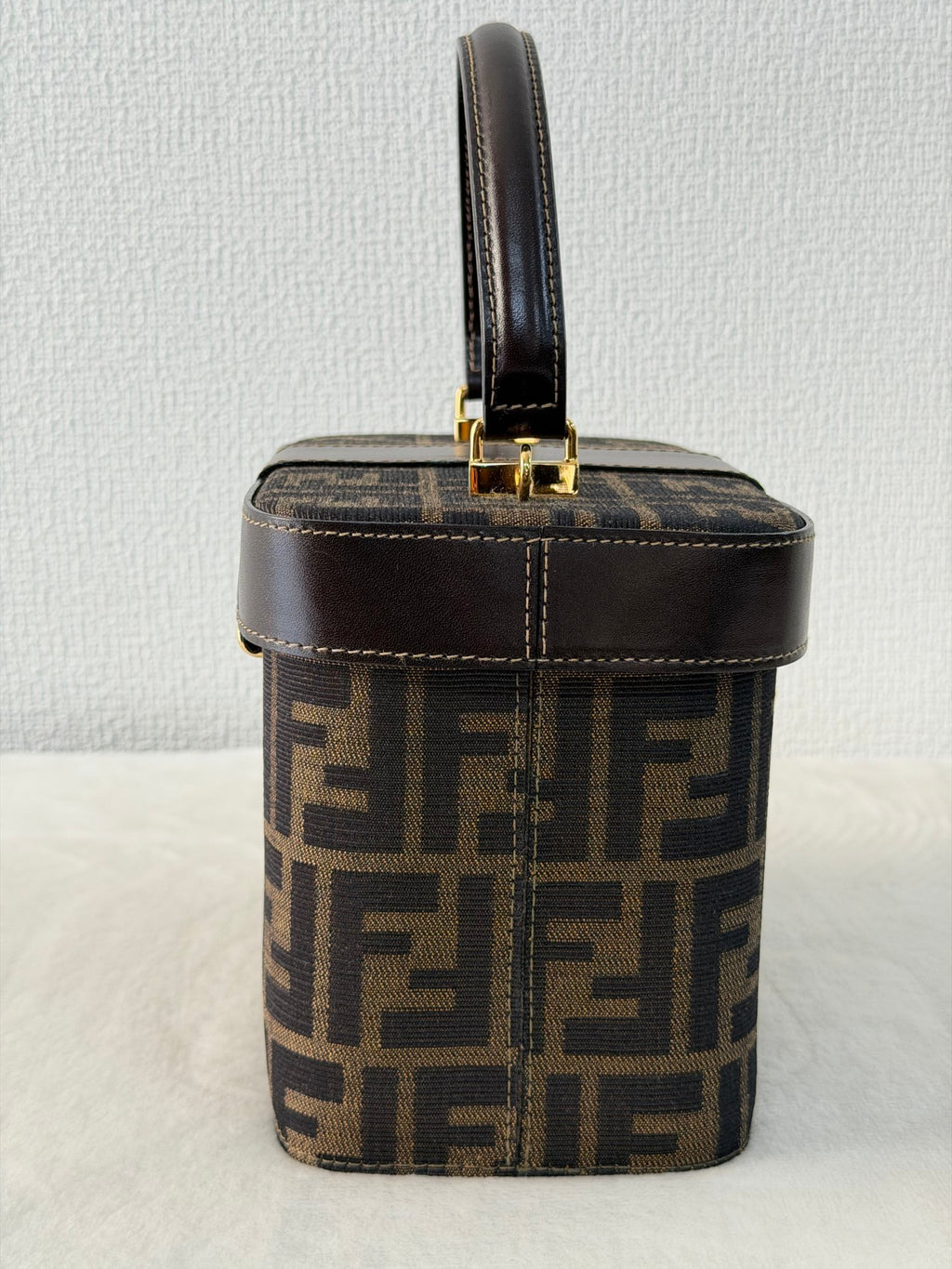 FENDI  AUTH FENDI ZUCCA VANITY BAG