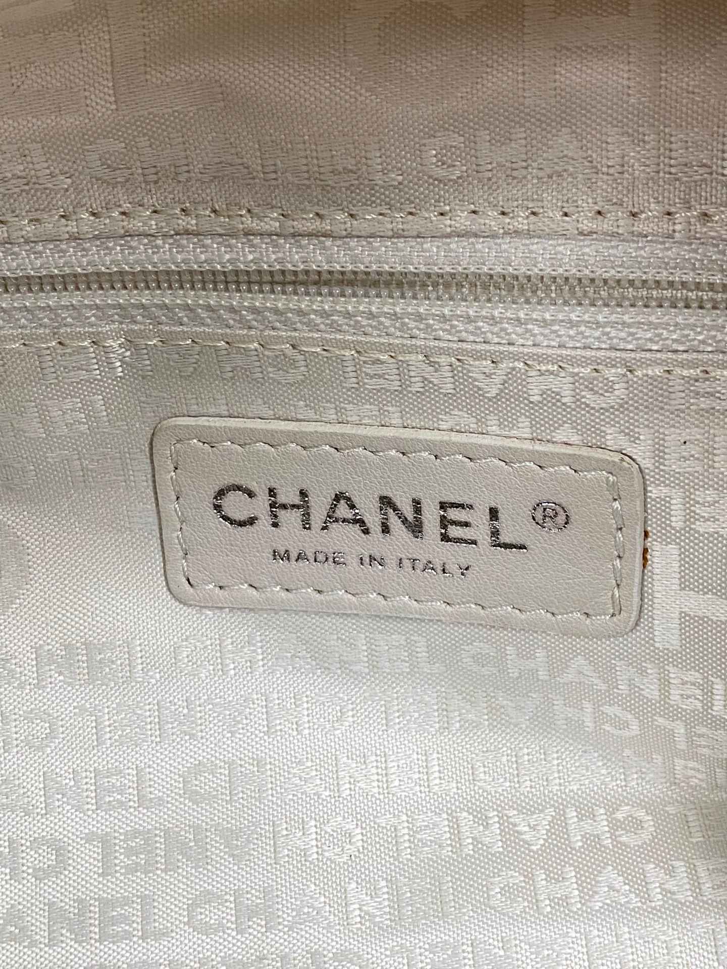 CHANEL Tweed Clover Duffle Handbag