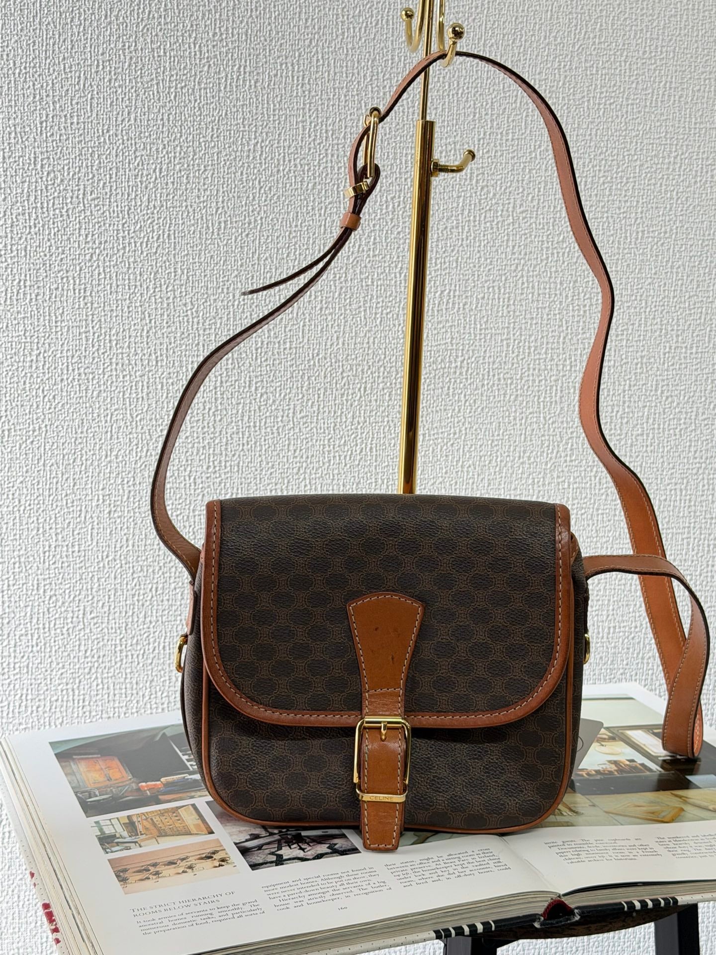 CELINE Macadam Flap Massenger bag