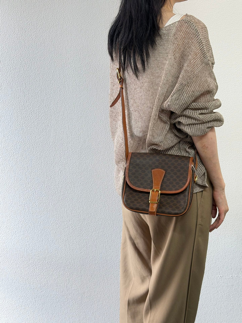 CELINE Macadam Flap Massenger bag