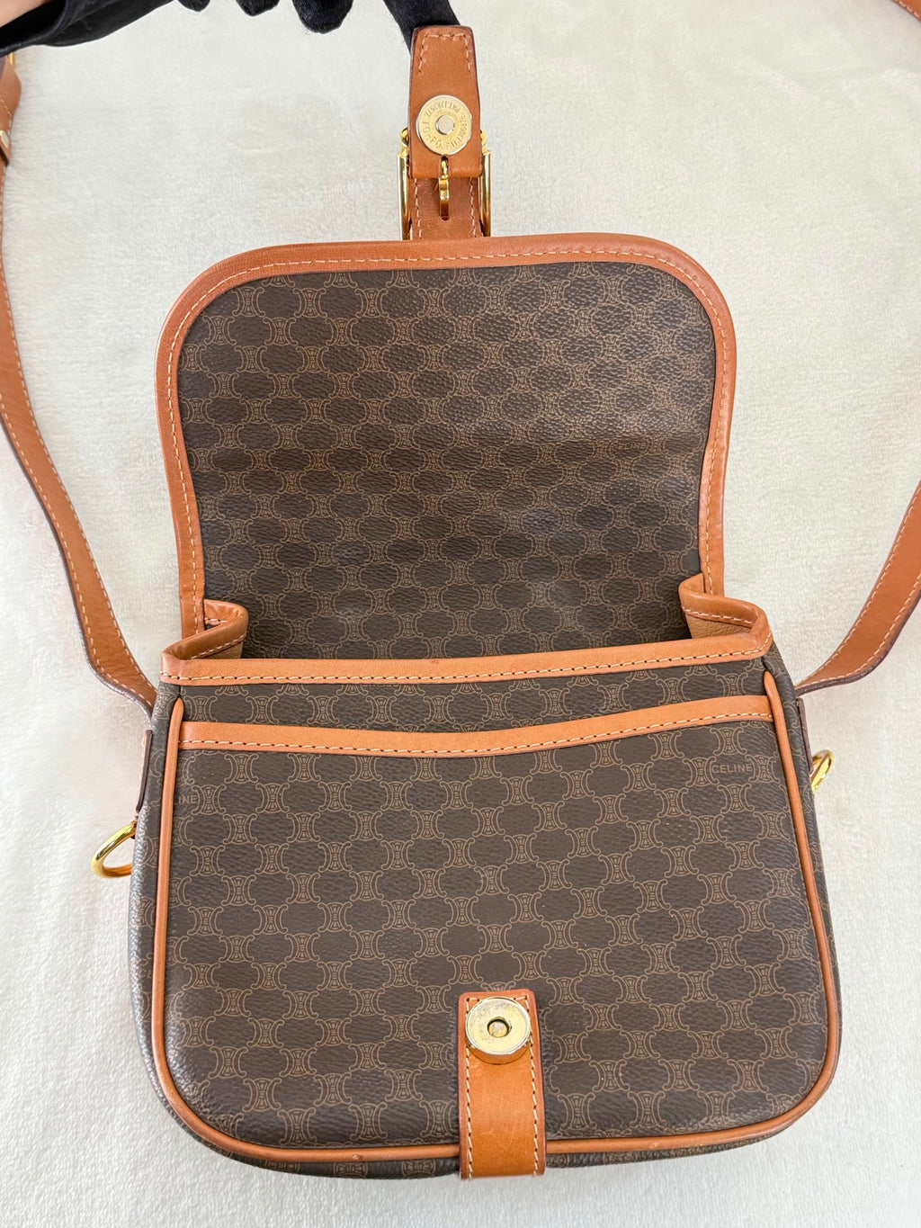 CELINE Macadam Flap Massenger bag
