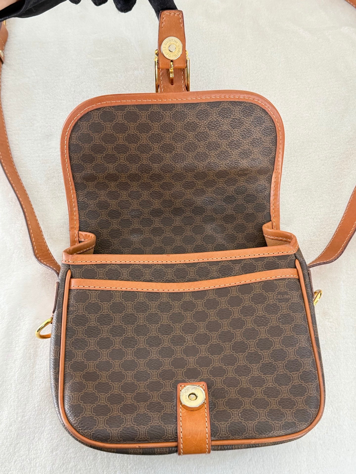 CELINE Macadam Flap Massenger bag