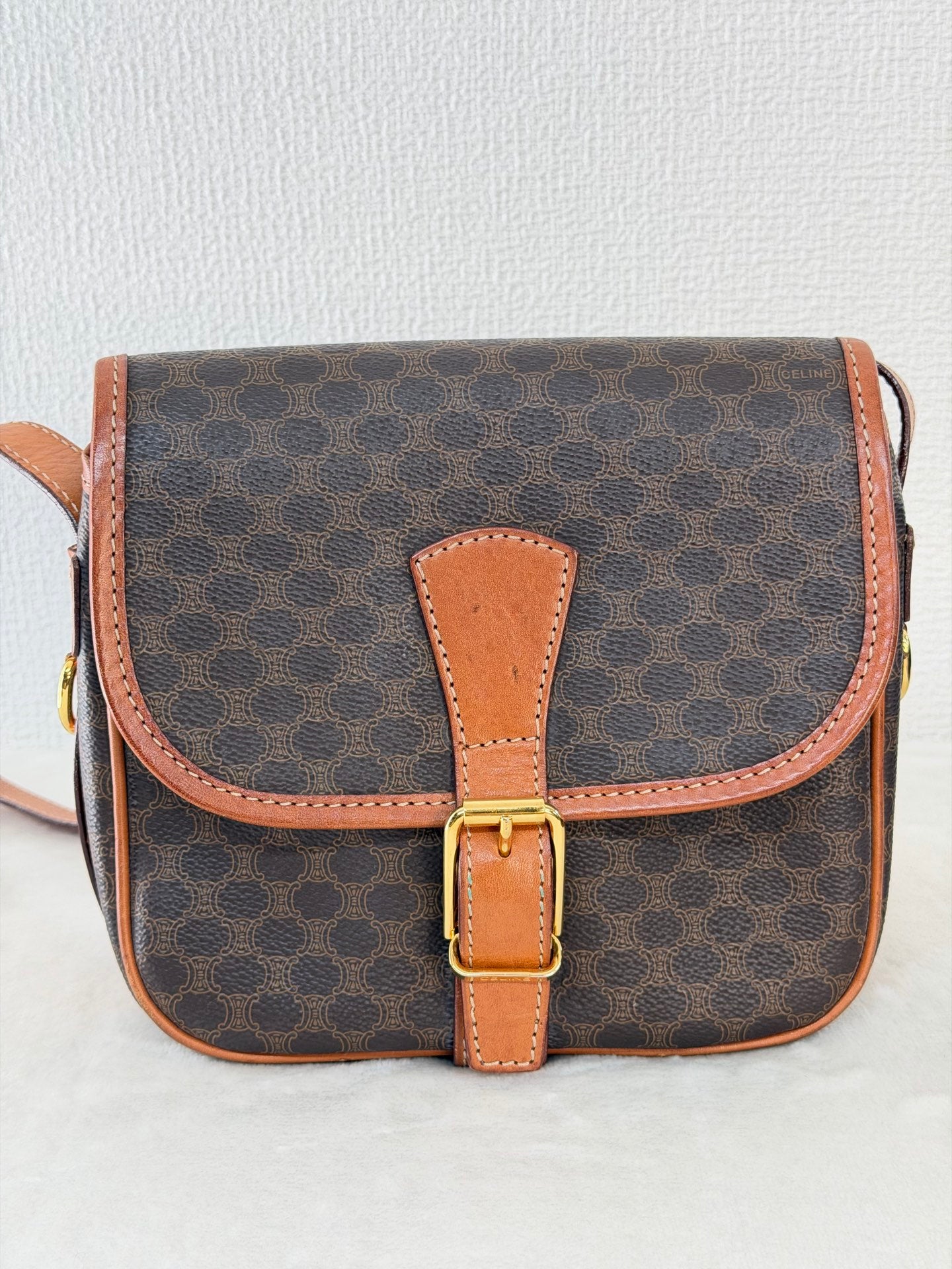 CELINE Macadam Flap Massenger bag