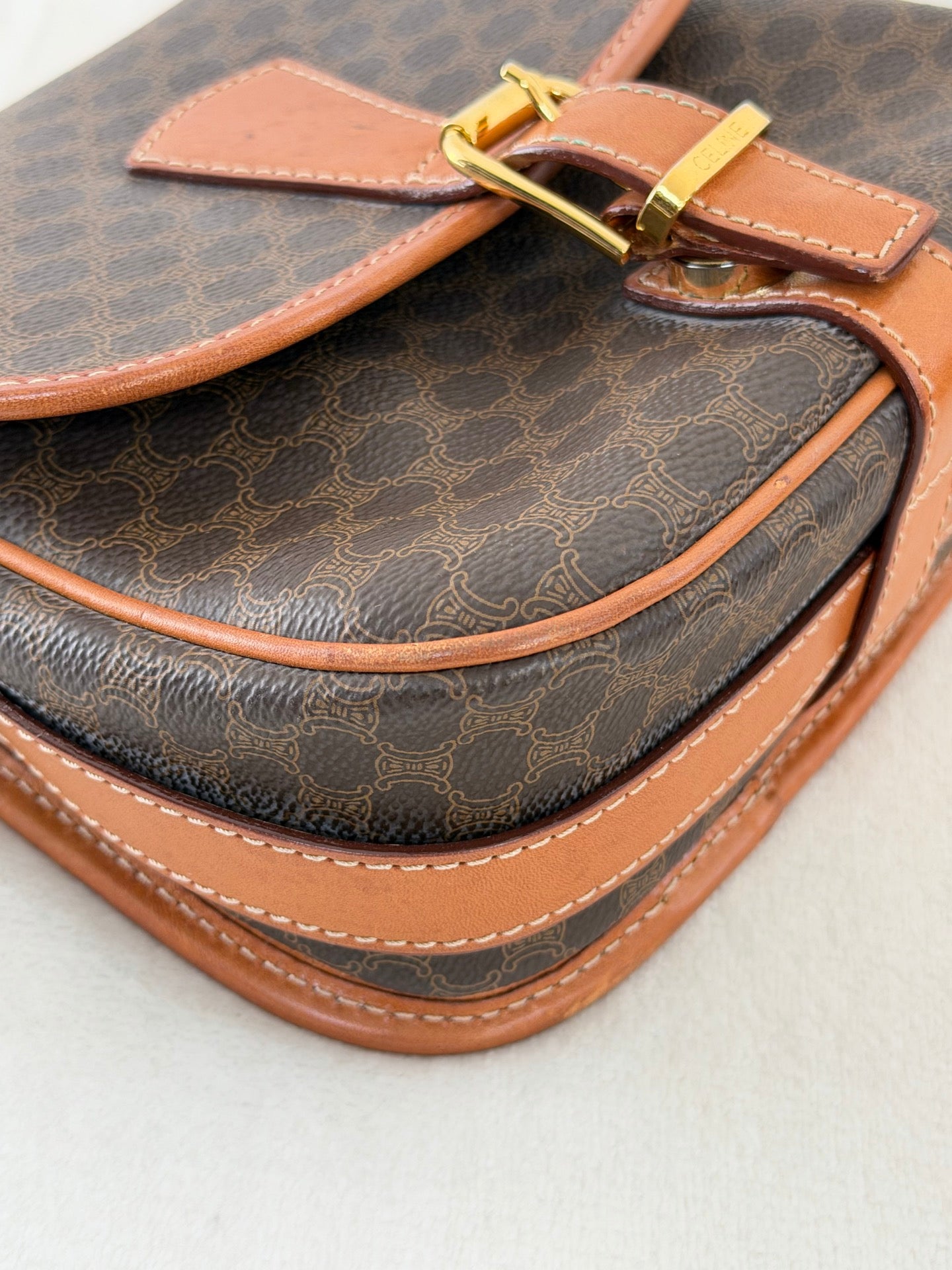 CELINE Macadam Flap Massenger bag