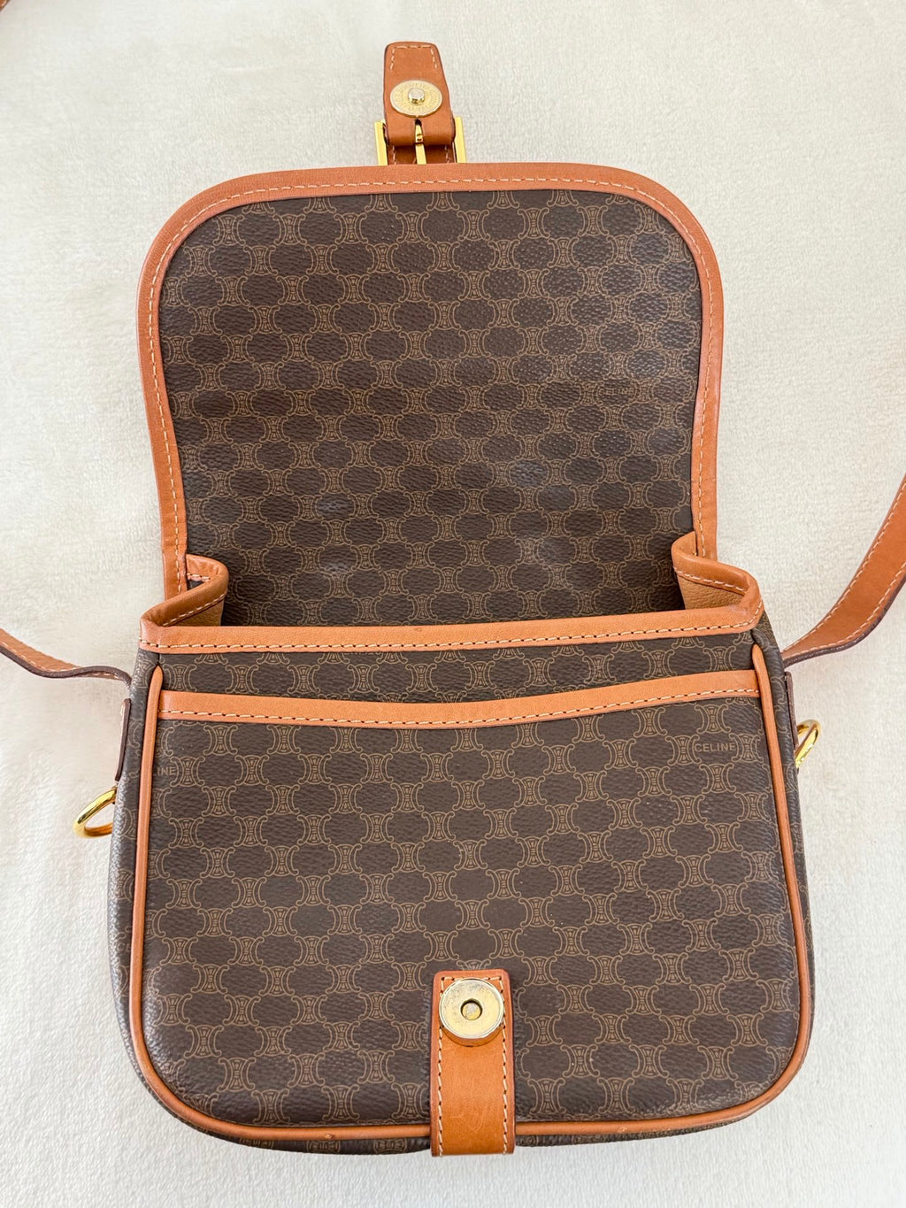 CELINE Macadam Flap Massenger bag