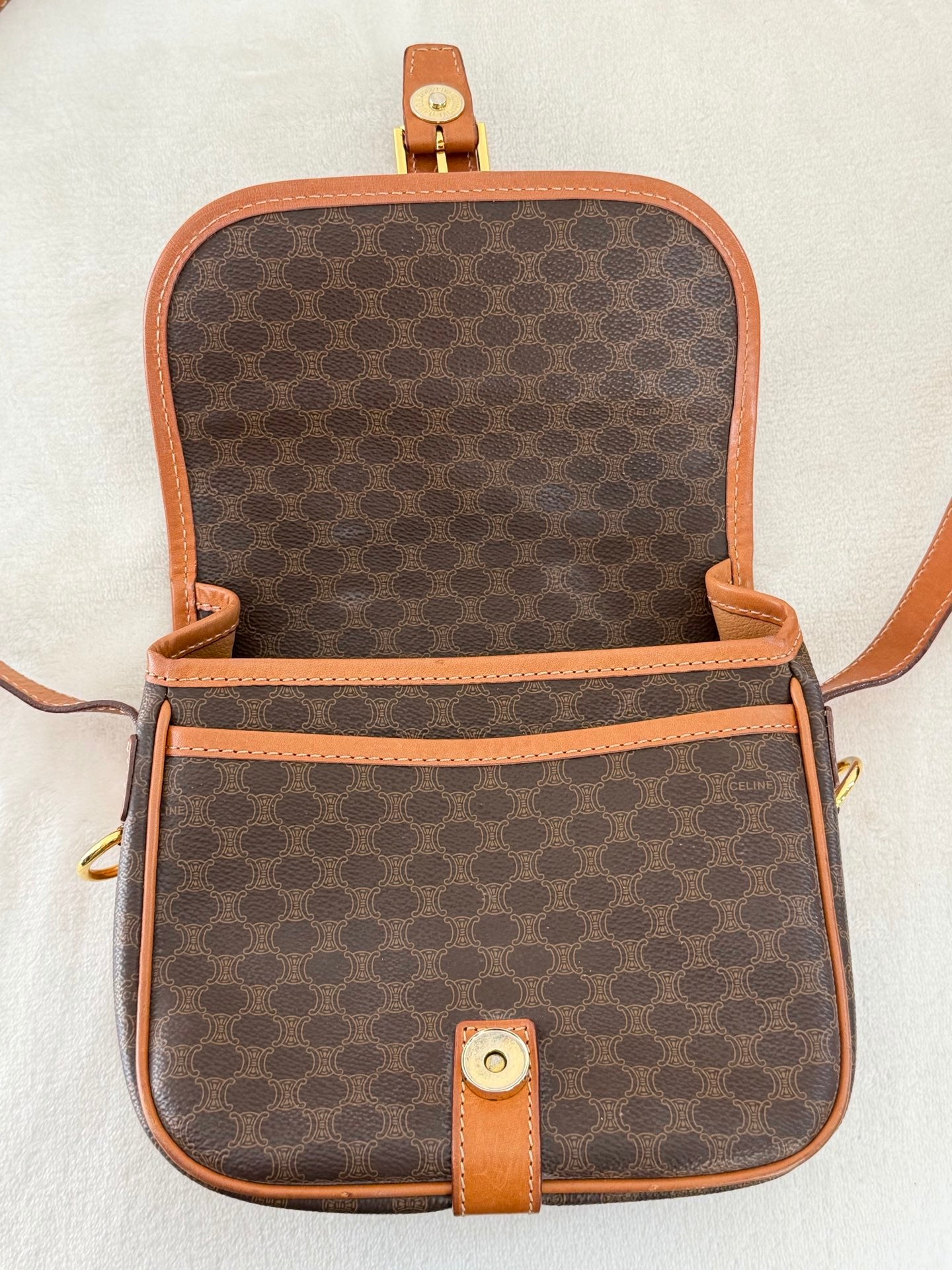 CELINE Macadam Flap Massenger bag