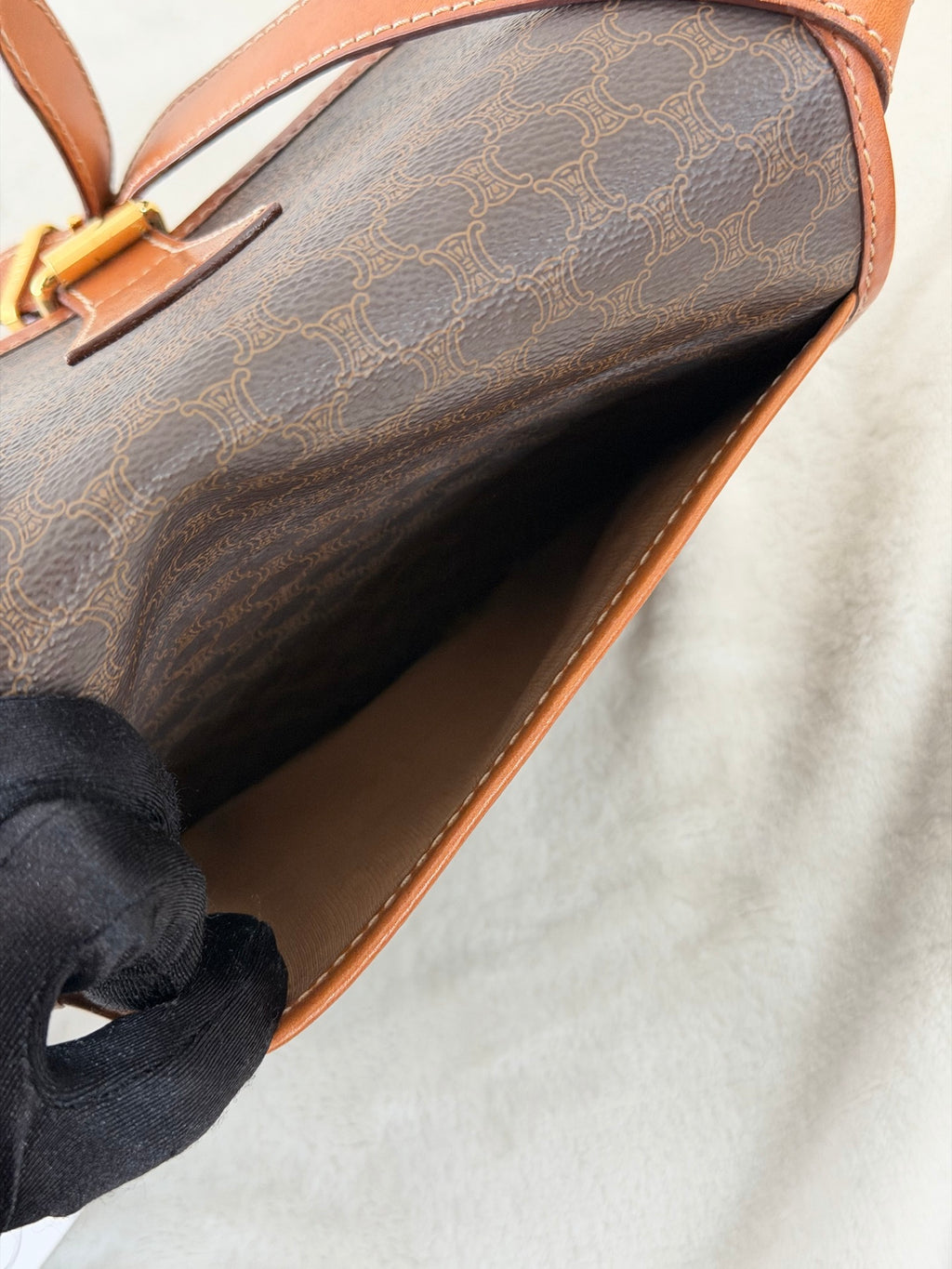 CELINE Macadam Flap Massenger bag