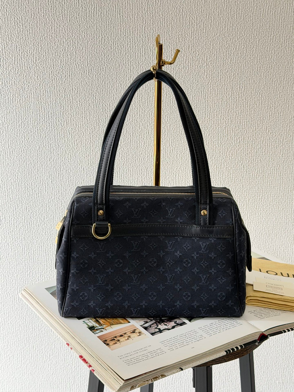 LOUIS VUITTON Monogram Denim Handbag