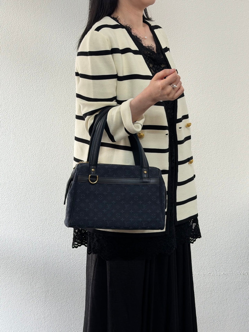 LOUIS VUITTON Monogram Denim Handbag