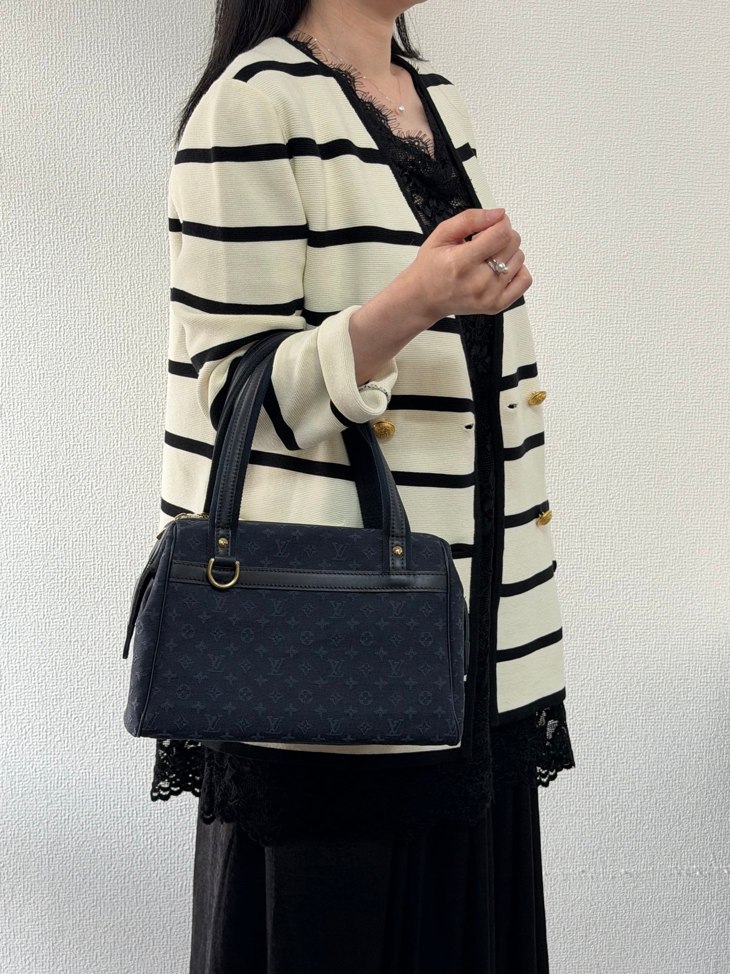 LOUIS VUITTON Monogram Denim Handbag