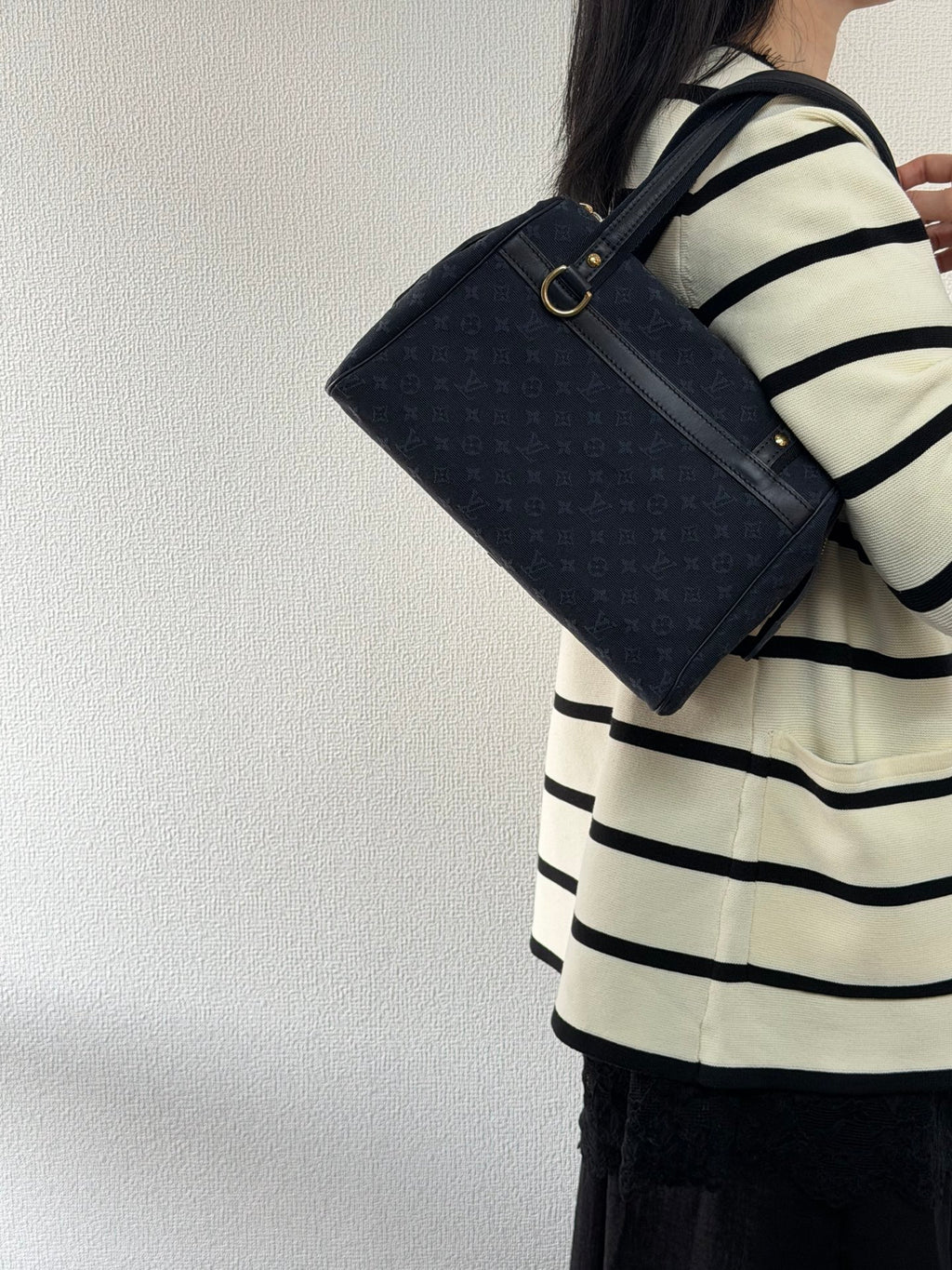 LOUIS VUITTON Monogram Denim Handbag