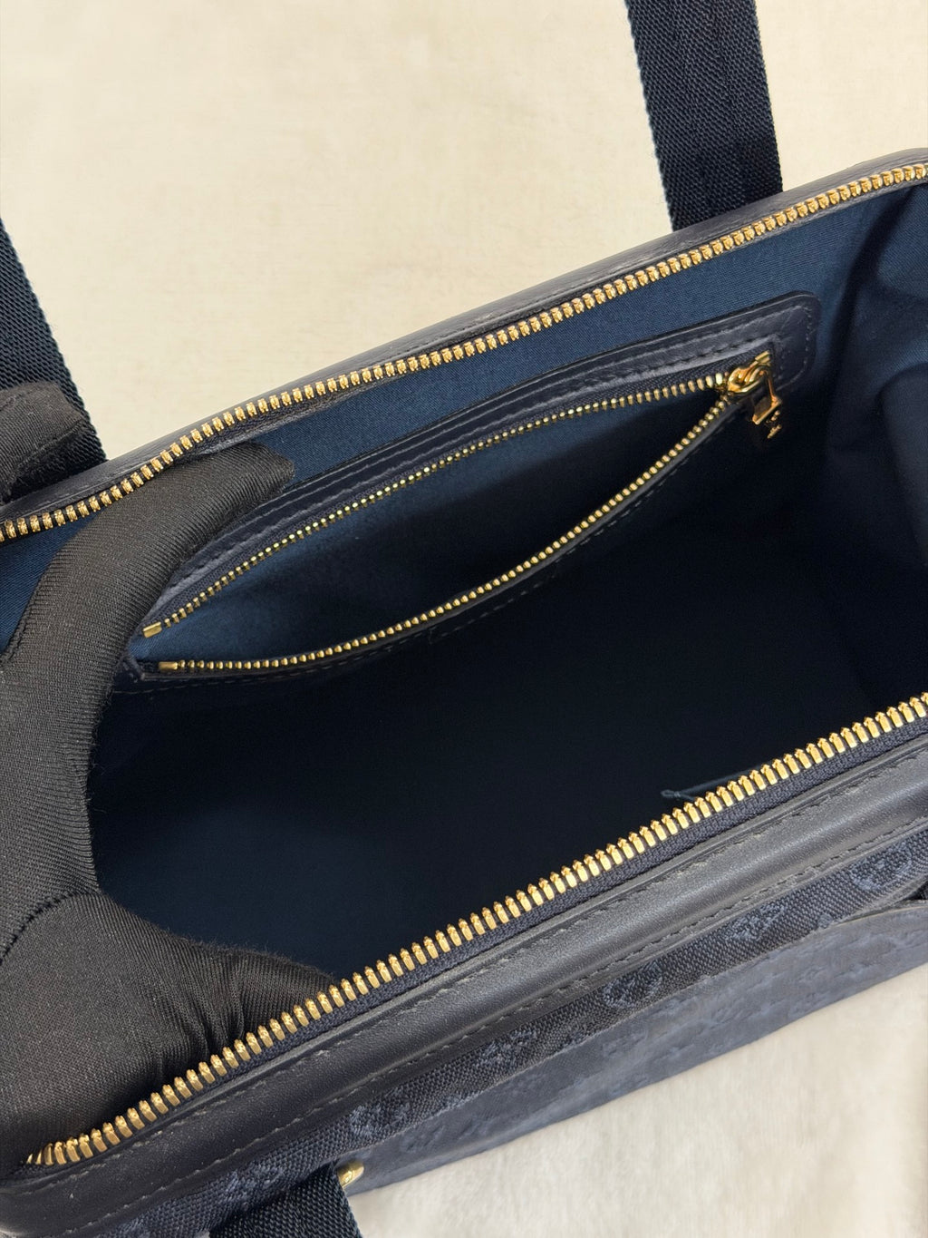 LOUIS VUITTON Monogram Denim Handbag
