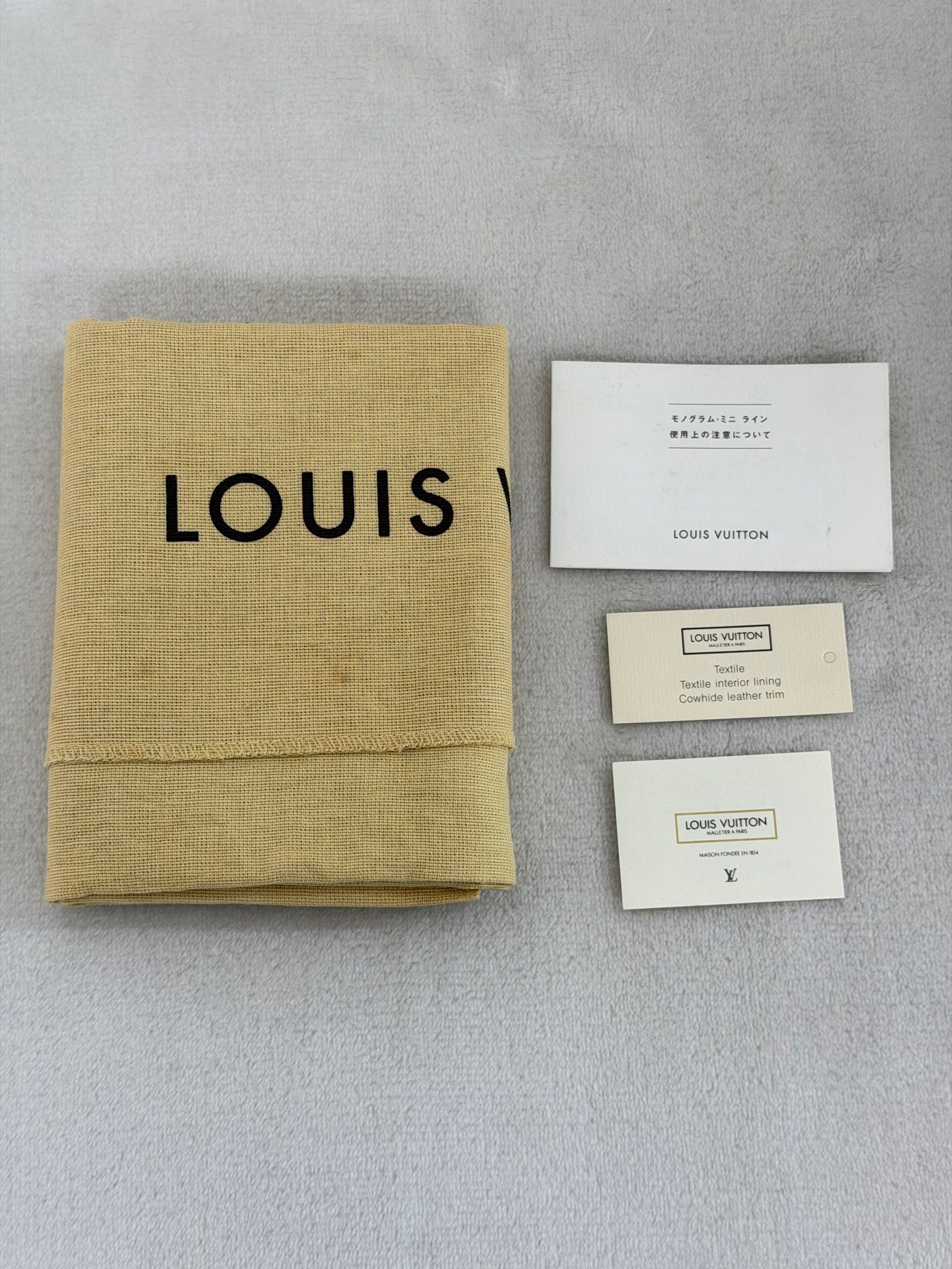 LOUIS VUITTON Monogram Denim Handbag