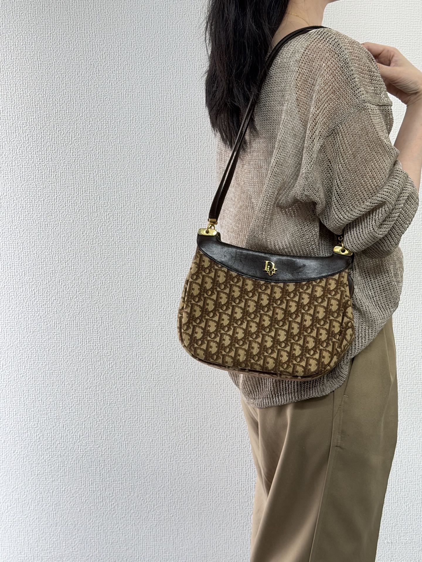 CHRISTIAN DIOR D'Oblique Shoulderbag