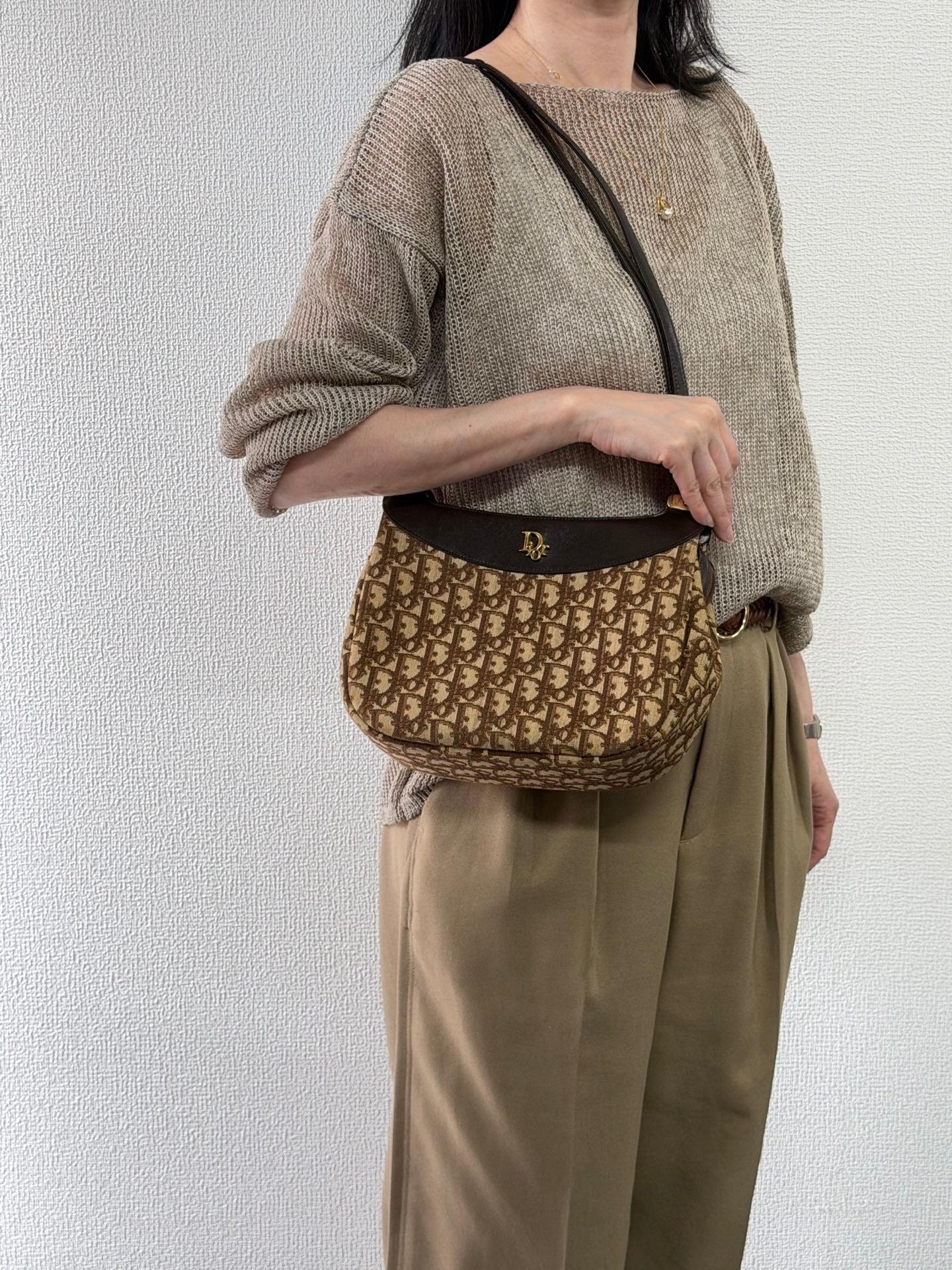 CHRISTIAN DIOR D'Oblique Shoulderbag