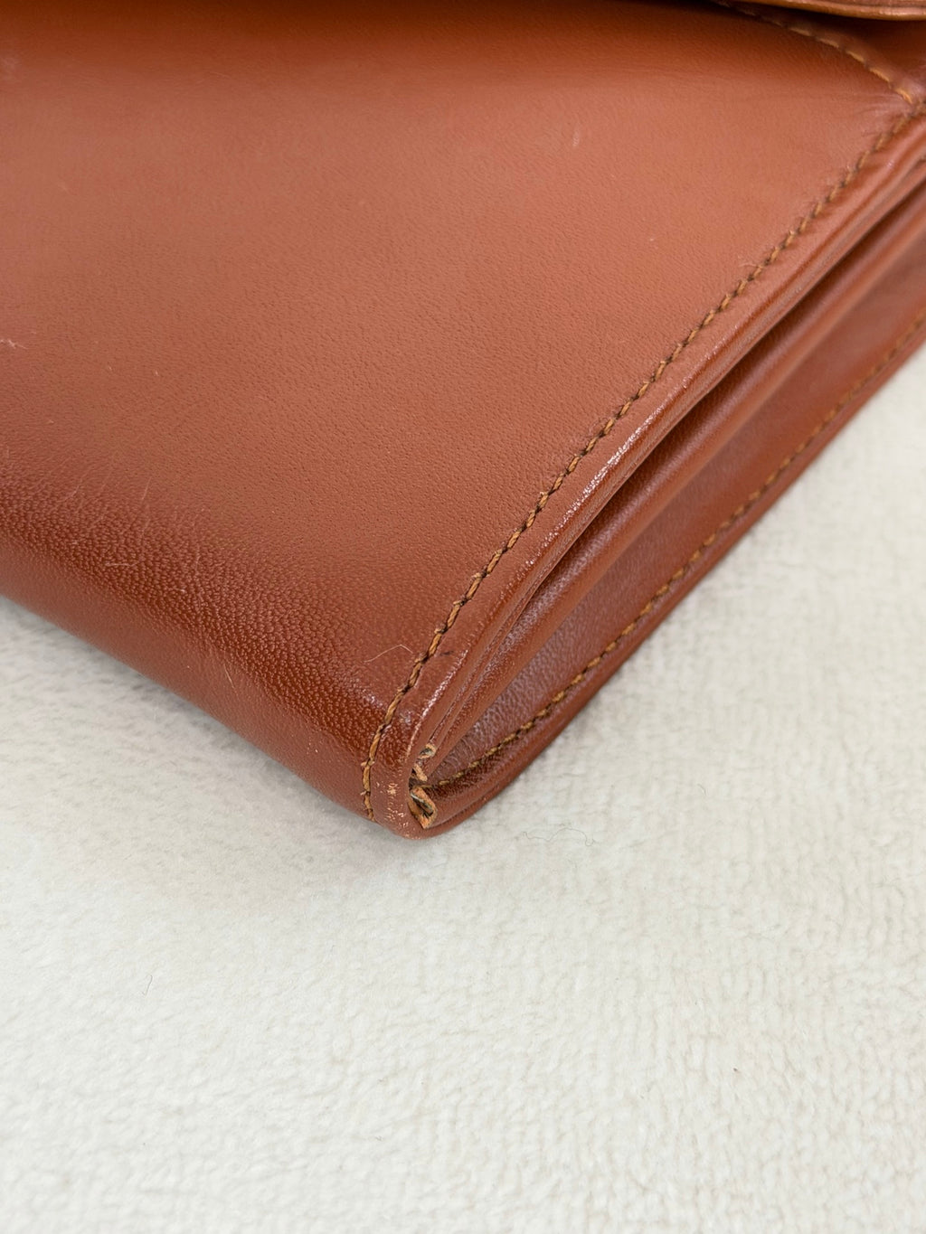 CHRISTIAN DIOR  Brown Flap Chainbag