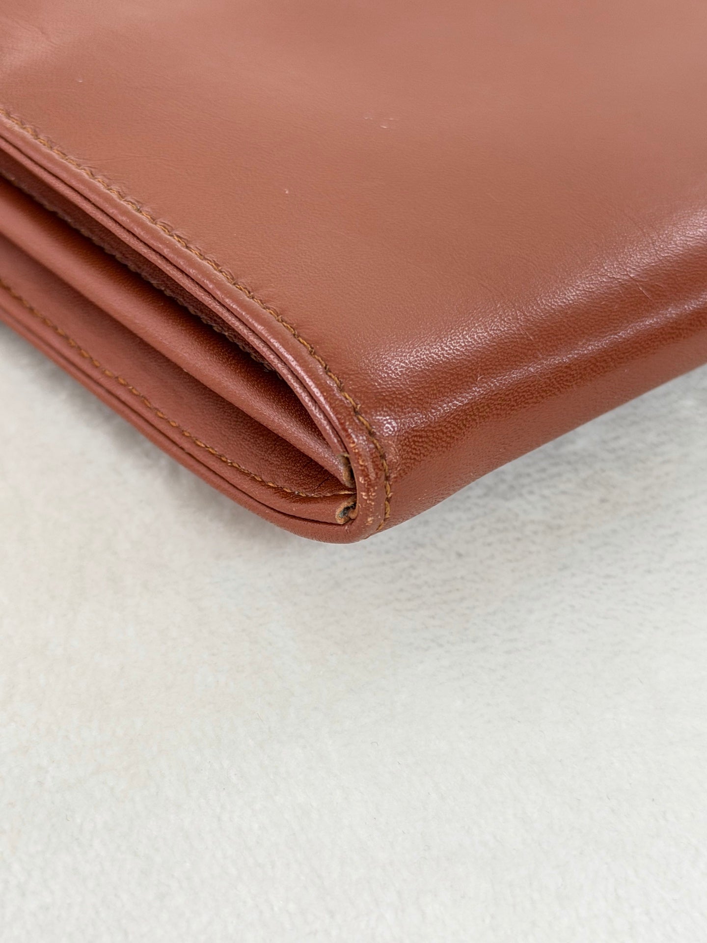 CHRISTIAN DIOR  Brown Flap Chainbag