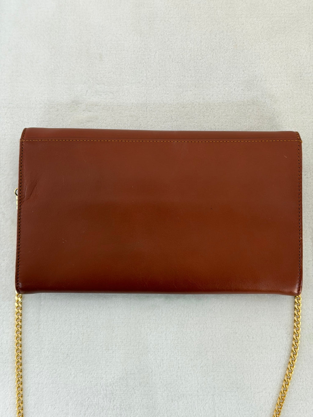CHRISTIAN DIOR  Brown Flap Chainbag