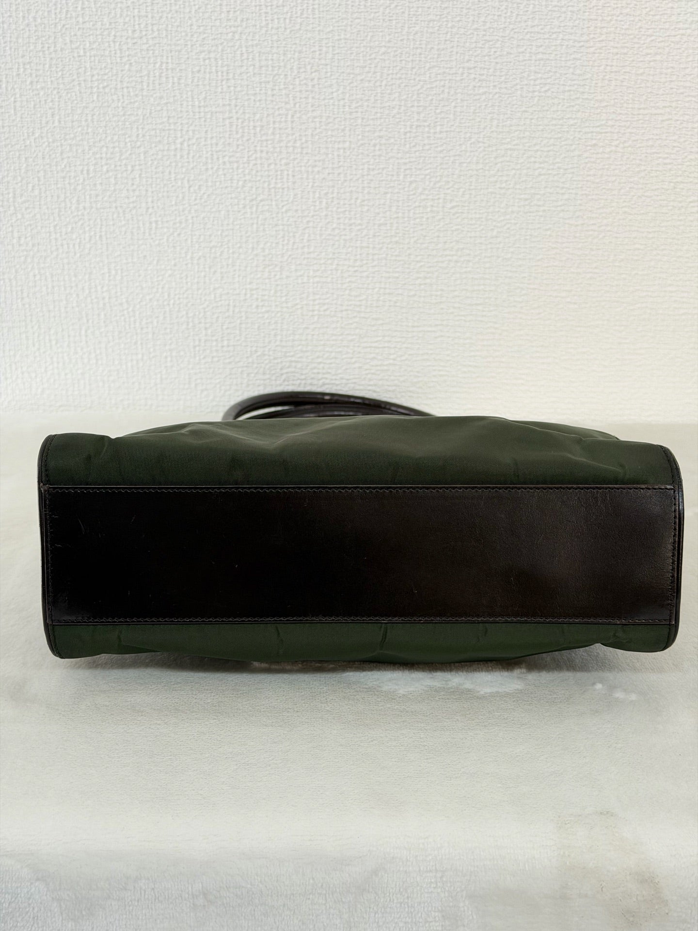 PRADA Nylon Emerald Handbag