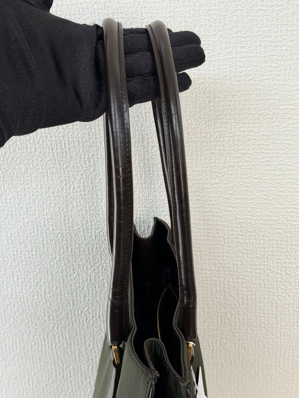 PRADA Nylon Emerald Handbag
