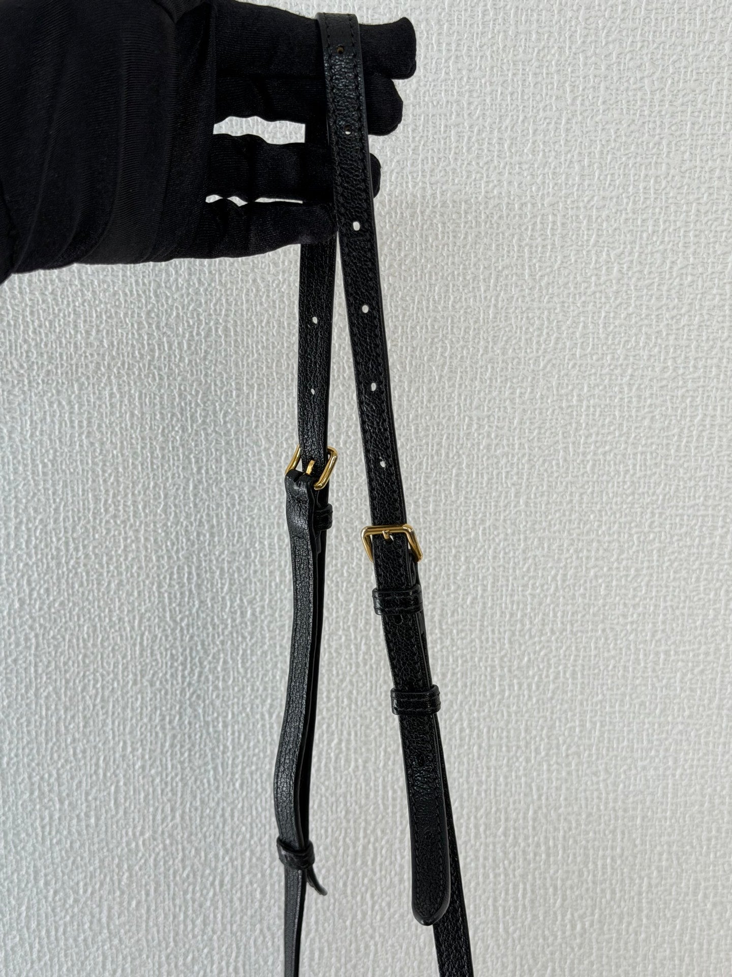 MIUMIU Jeweled Plaid Wool Crossbody /Belt bag