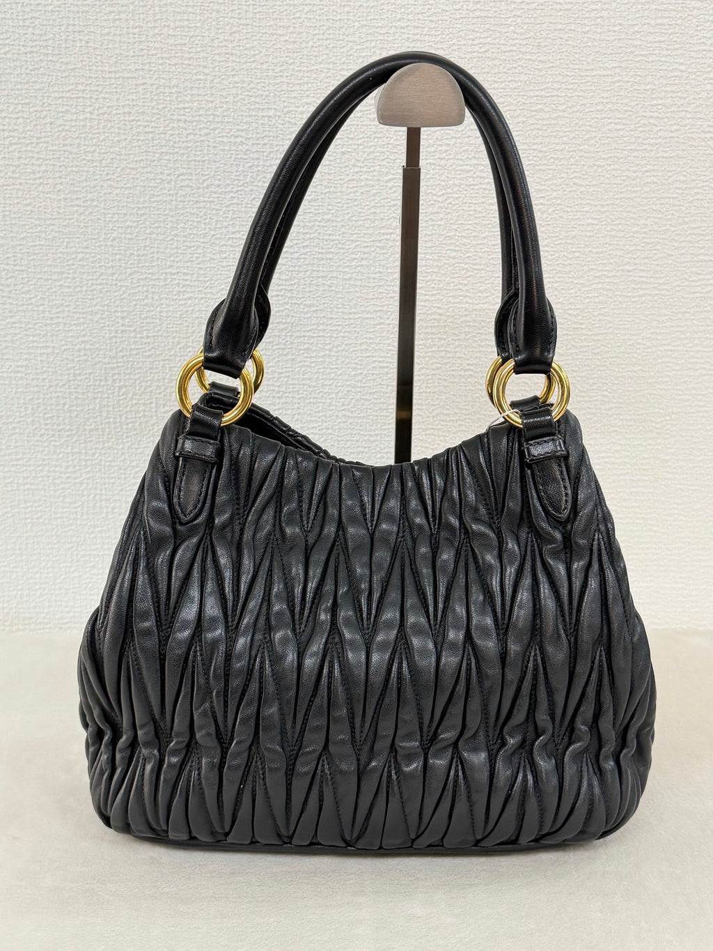 MIUMIU Matelasse Secchiello Bag Black