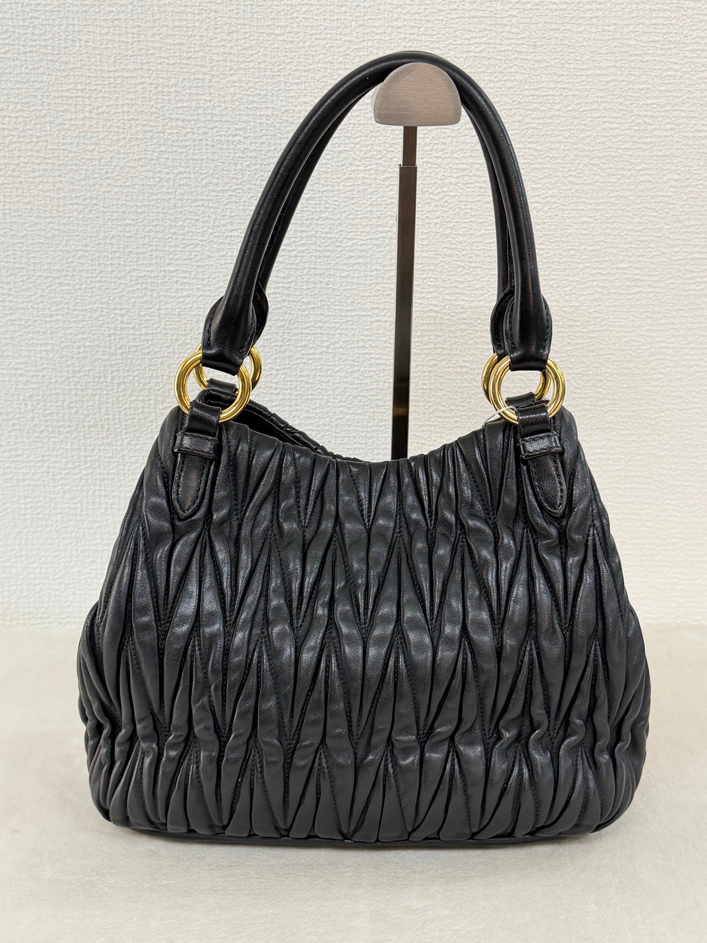 MIUMIU Matelasse Secchiello Bag Black