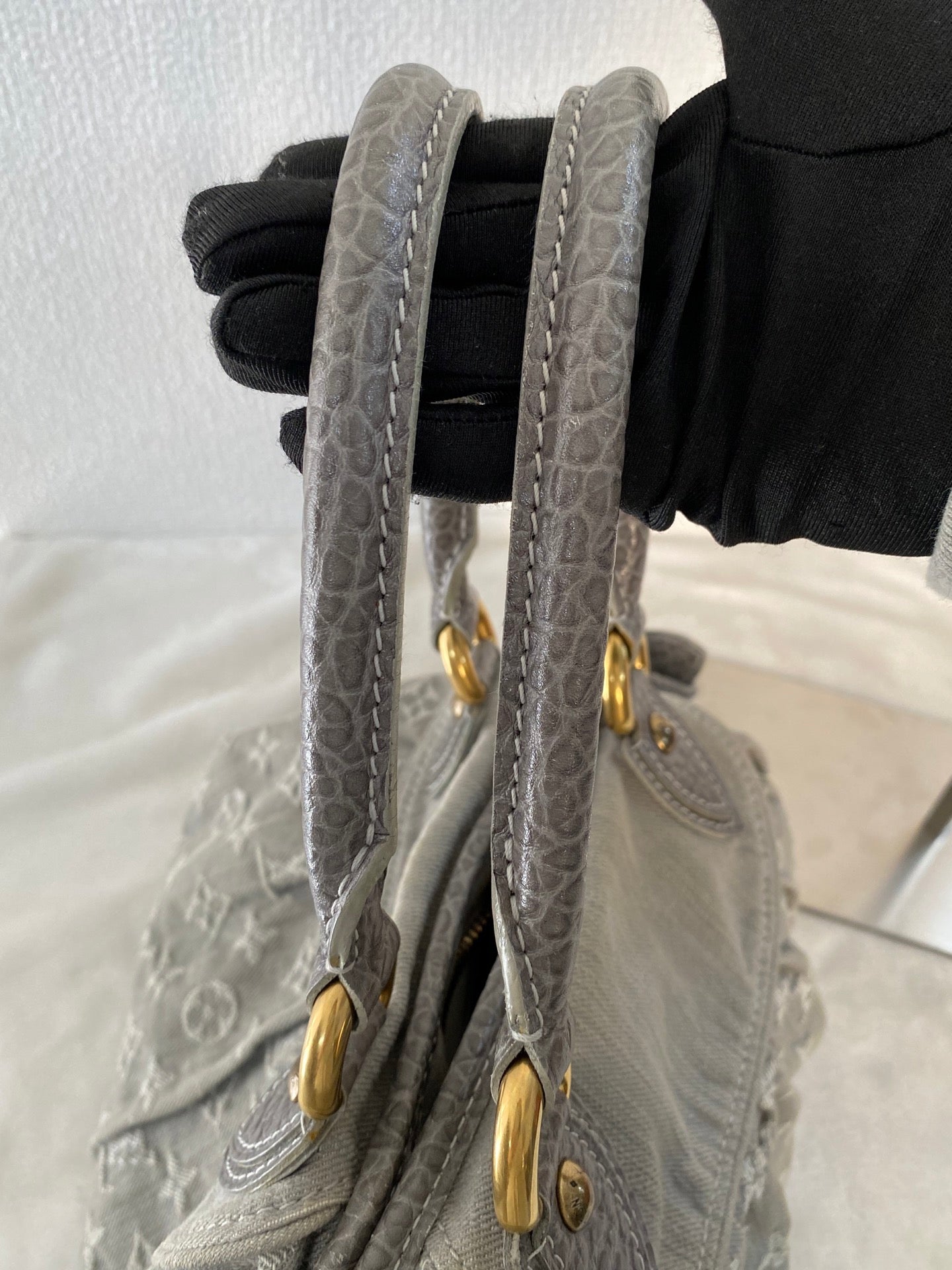 LOUIS VUITTON Monogram Denim 2way Handbag