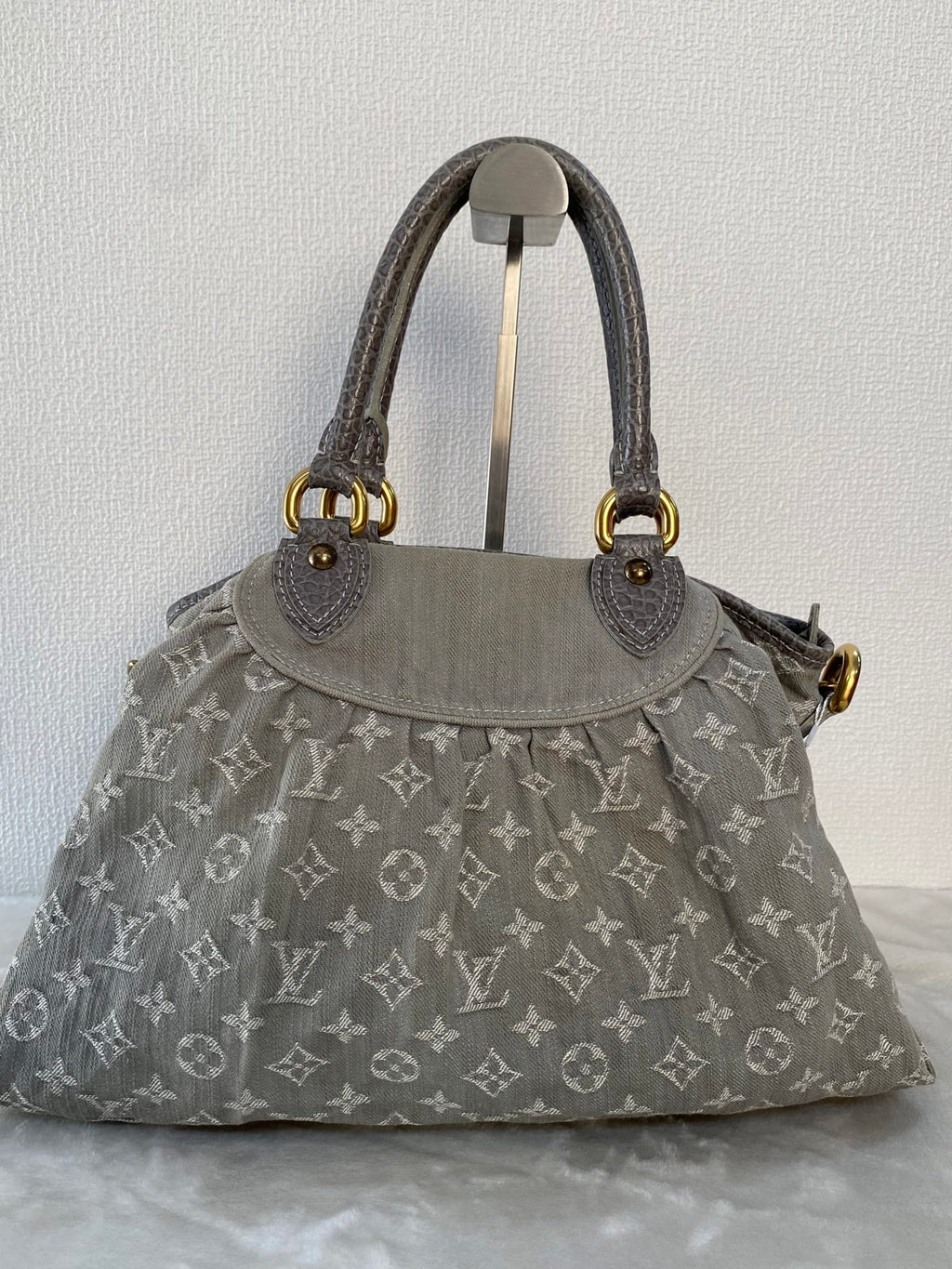 LOUIS VUITTON Monogram Denim 2way Handbag