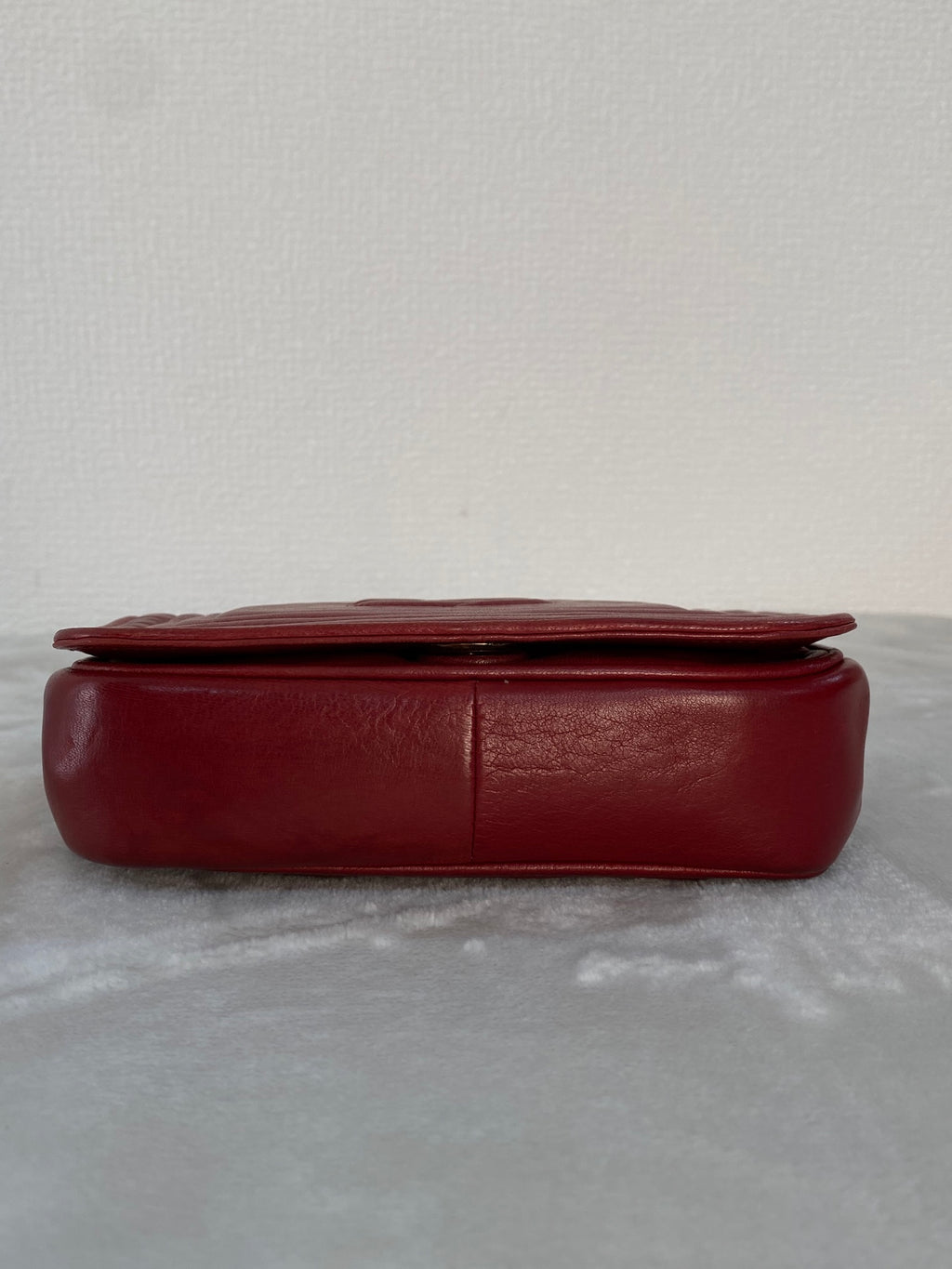 CHANEL Mini CC Chain Flap Bag -Red