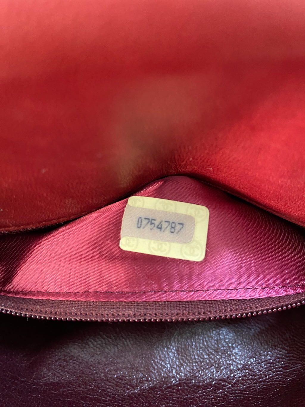 CHANEL Mini CC Chain Flap Bag -Red