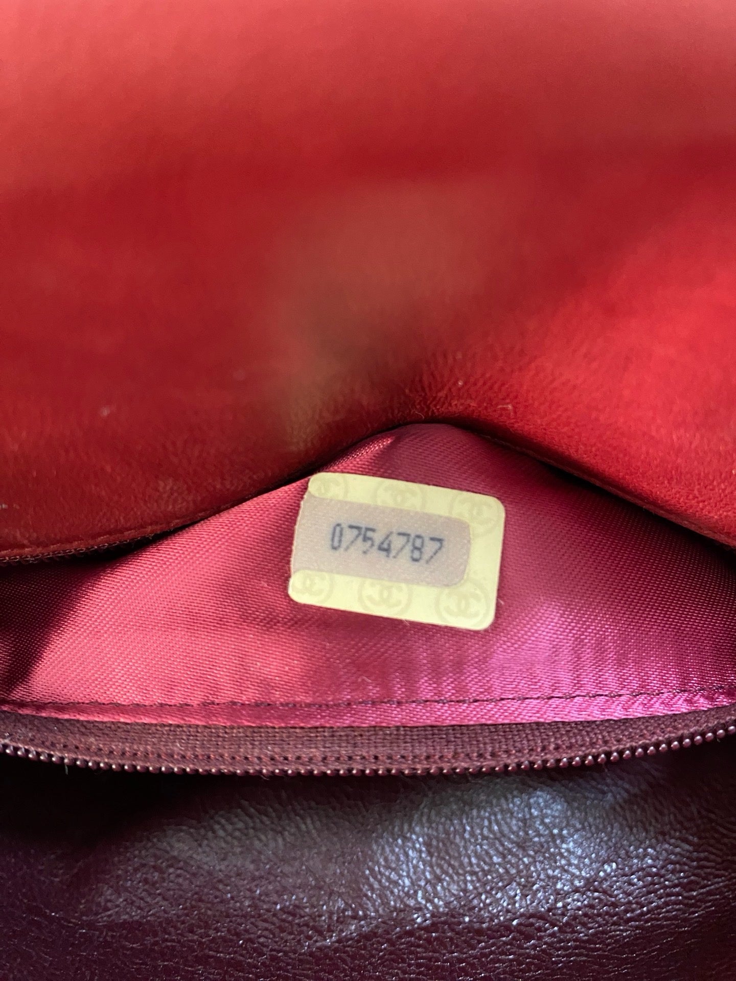 CHANEL Mini CC Chain Flap Bag -Red