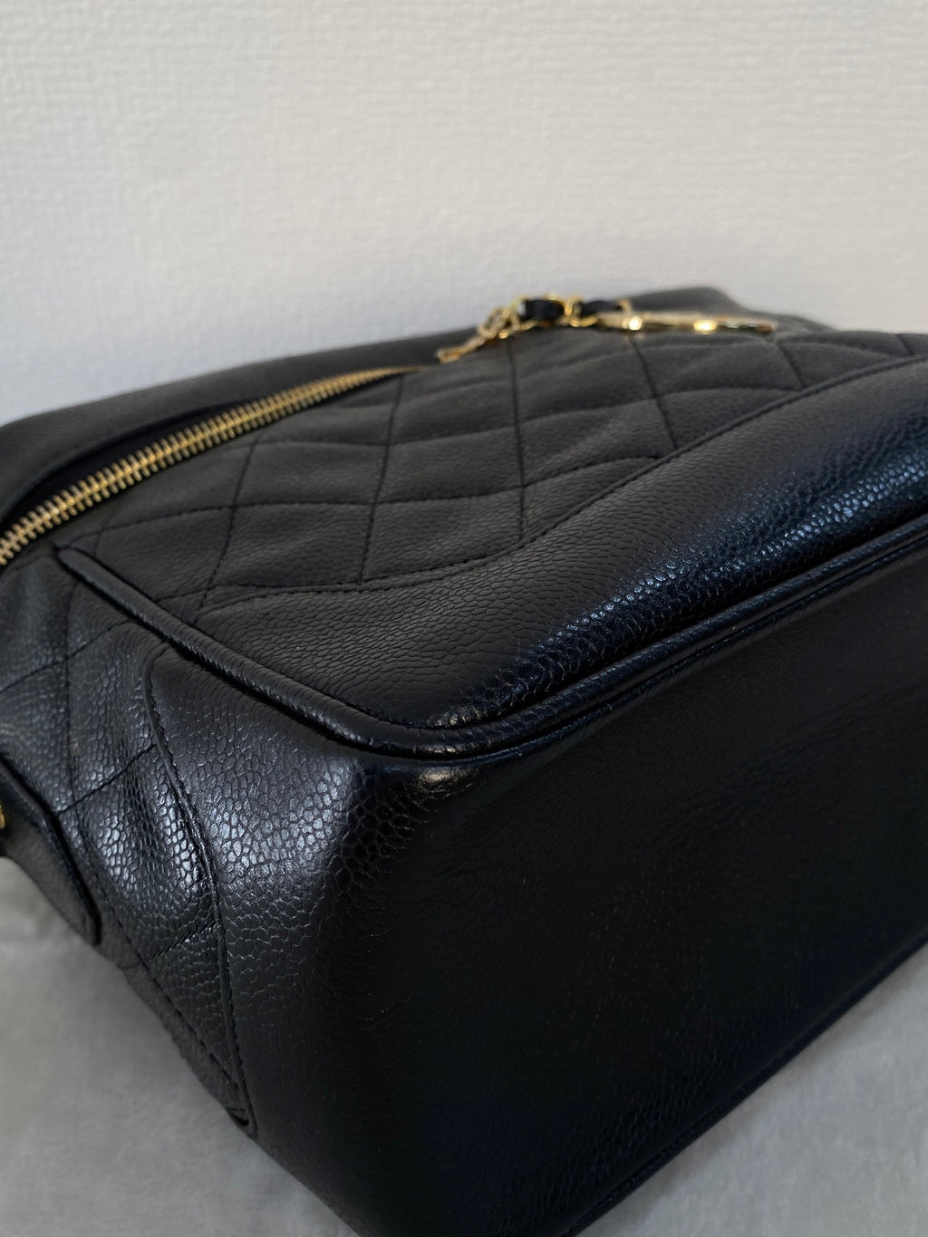 CHANEL Double-C  Quilted Vanity Crossbody Bag