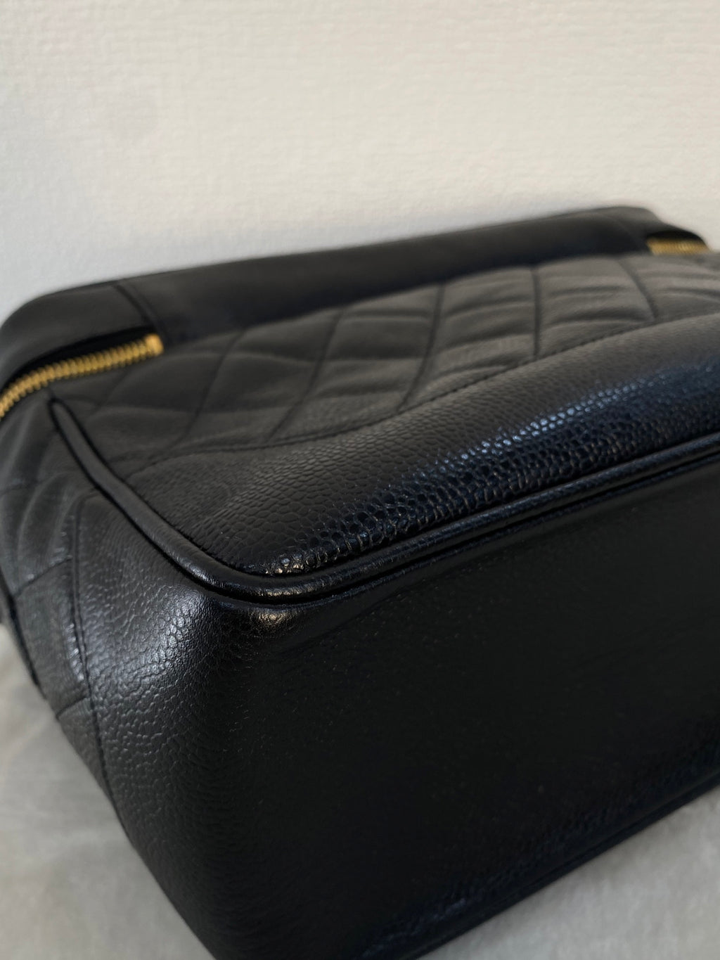 CHANEL Double-C  Quilted Vanity Crossbody Bag