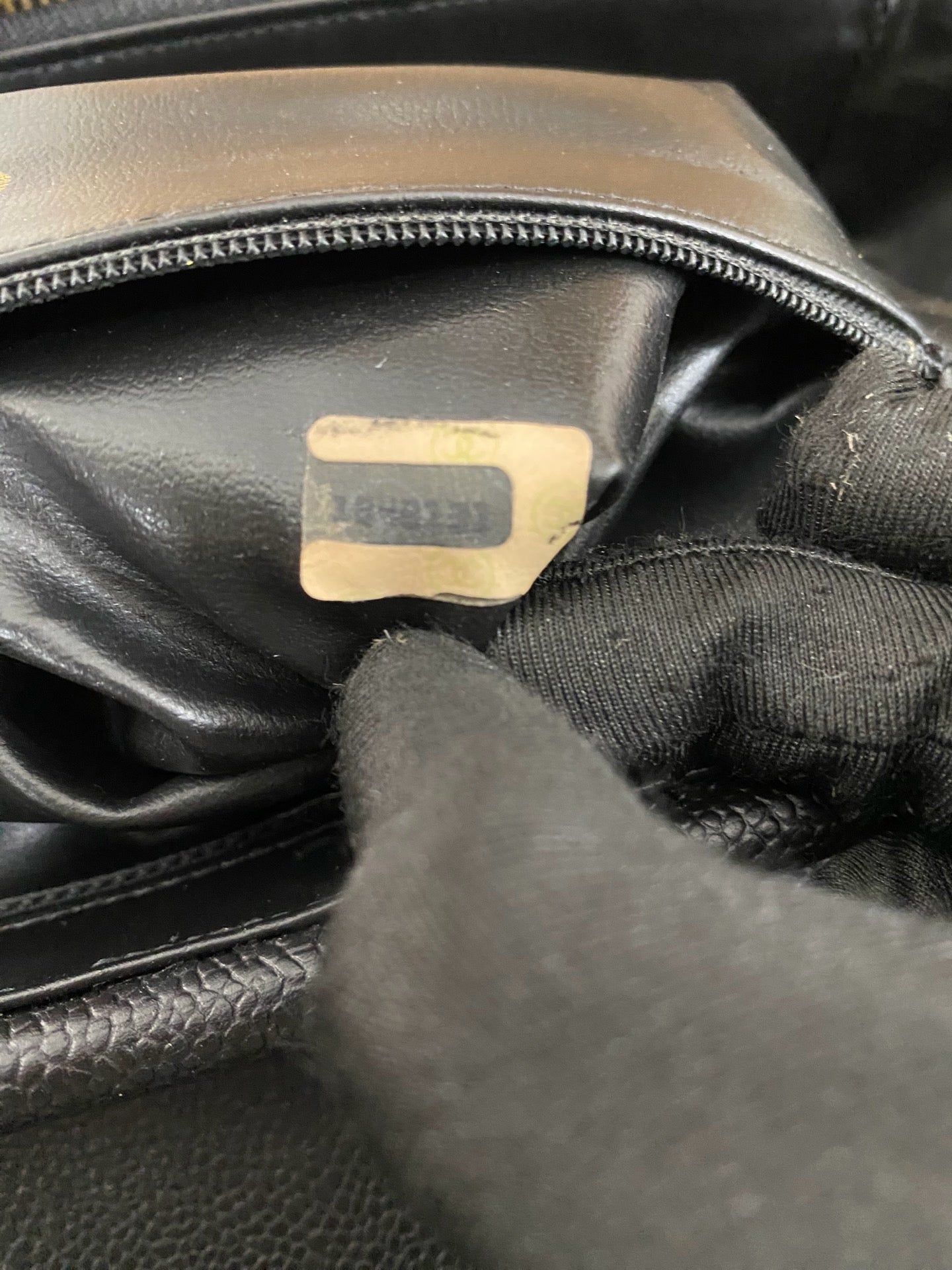 CHANEL Double-C  Quilted Vanity Crossbody Bag
