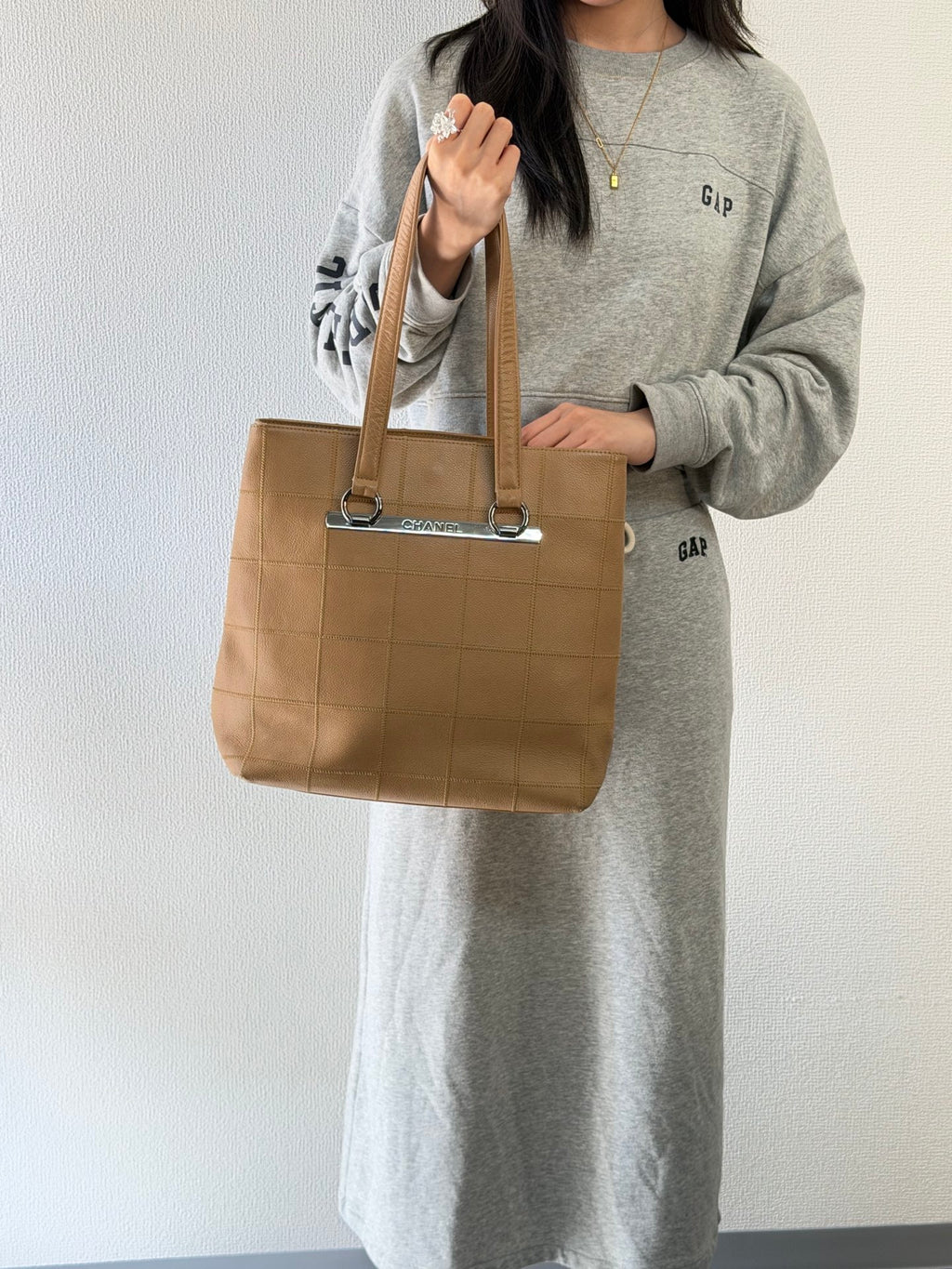 CHANEL Ice cube Beige Totebag