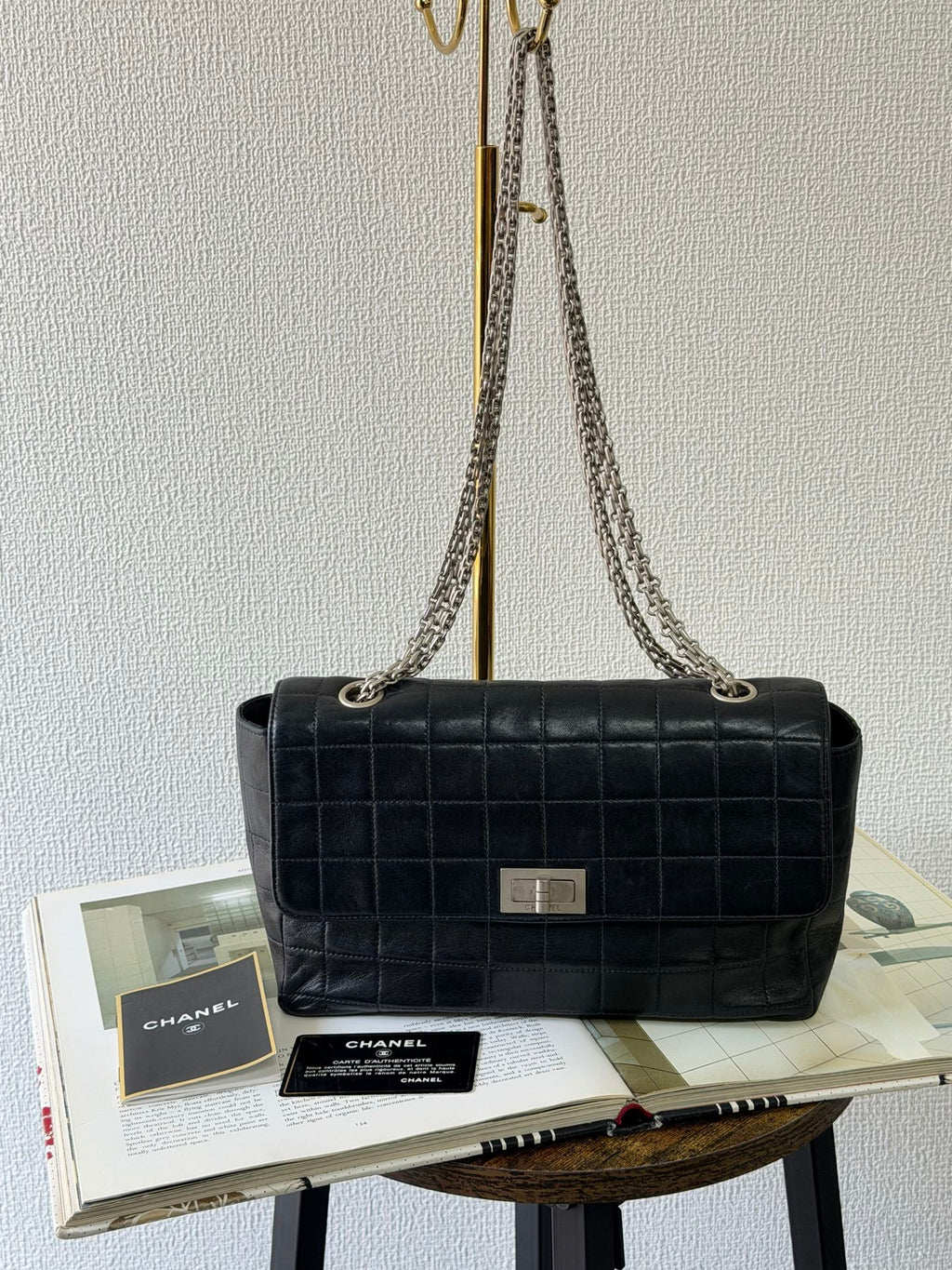 CHANEL Ice cube 2.55 flap chainbag