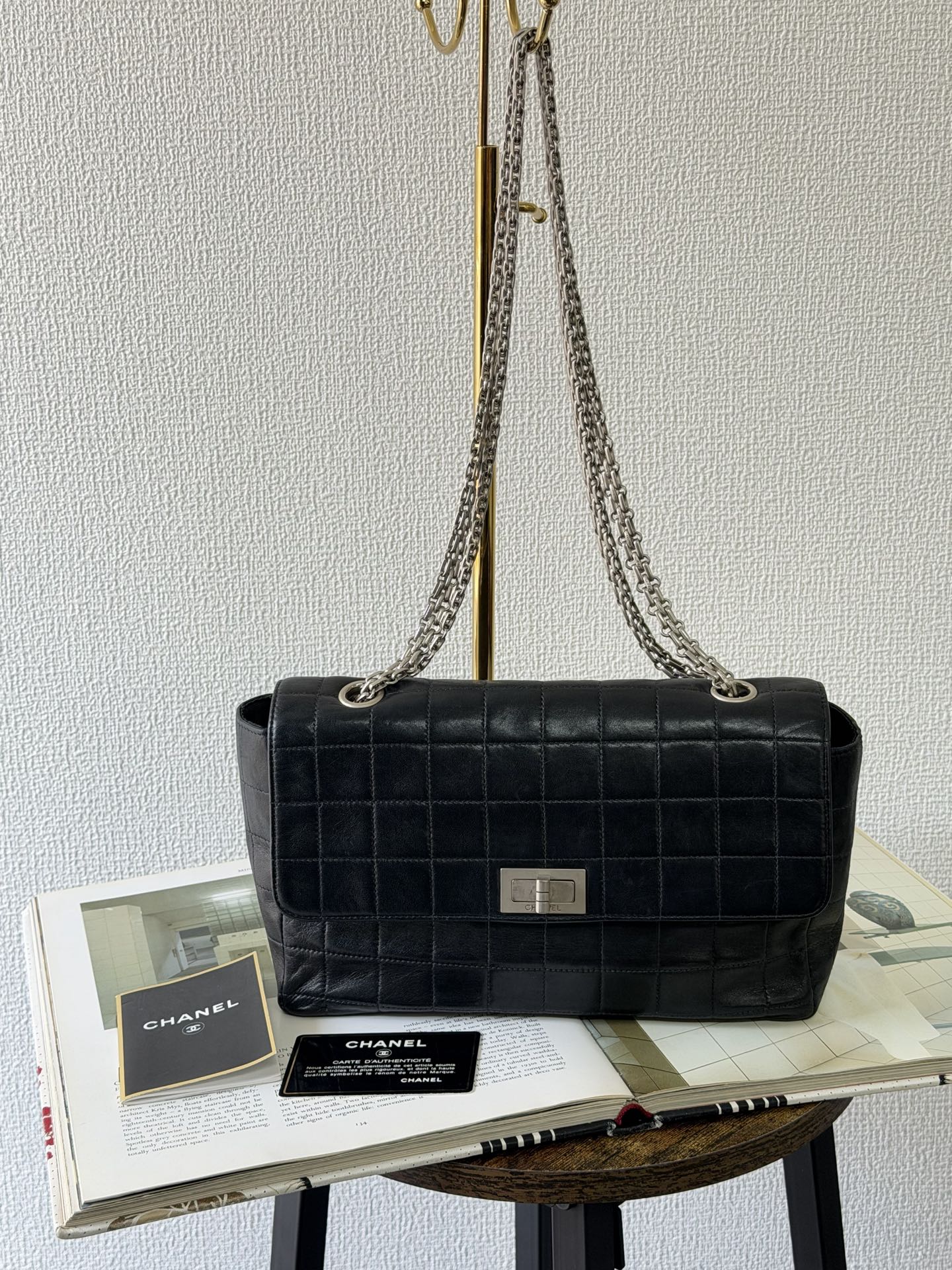 CHANEL Ice cube 2.55 flap chainbag